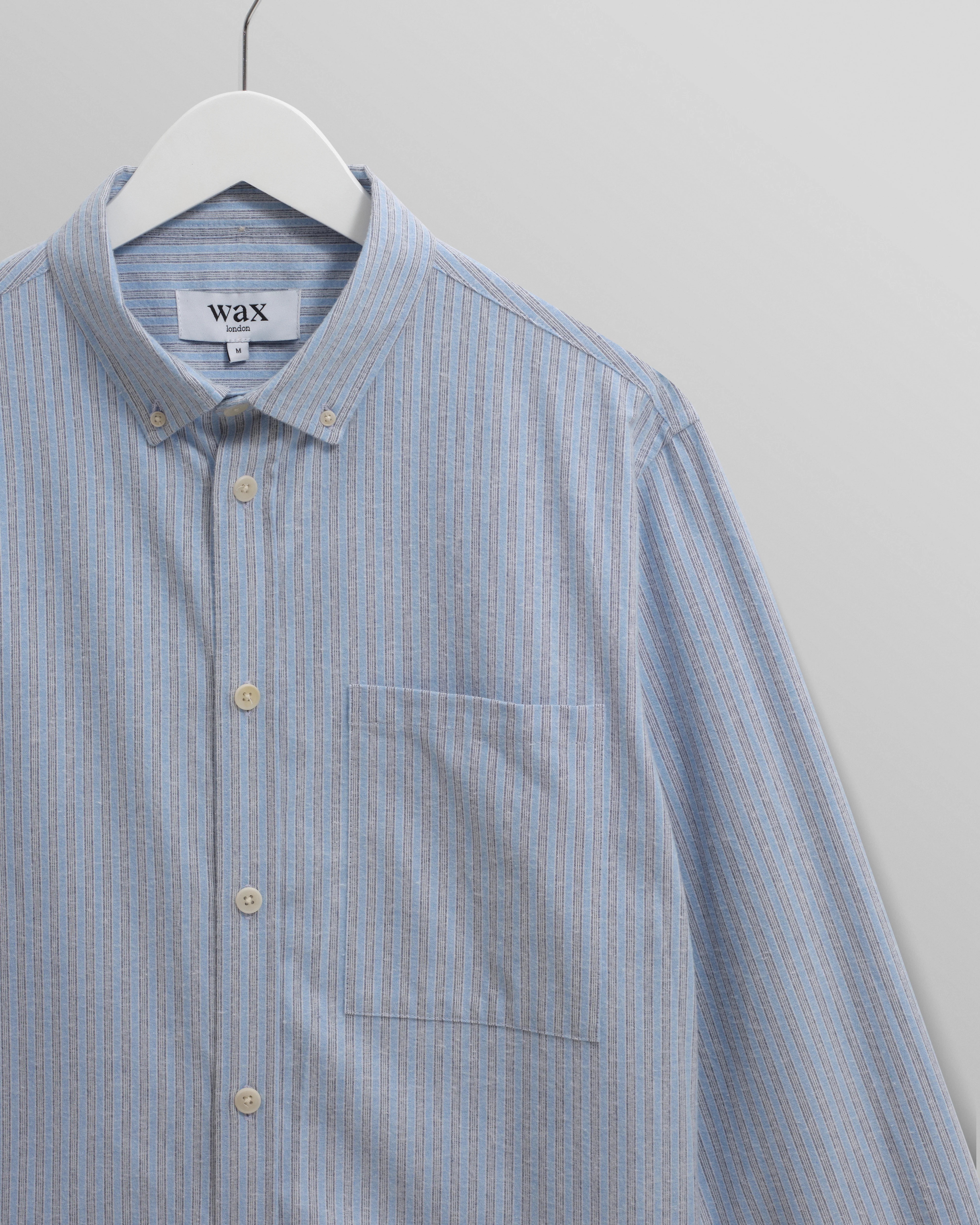 Abingdon - Blue Preppy Stripe Shirt - Image 7