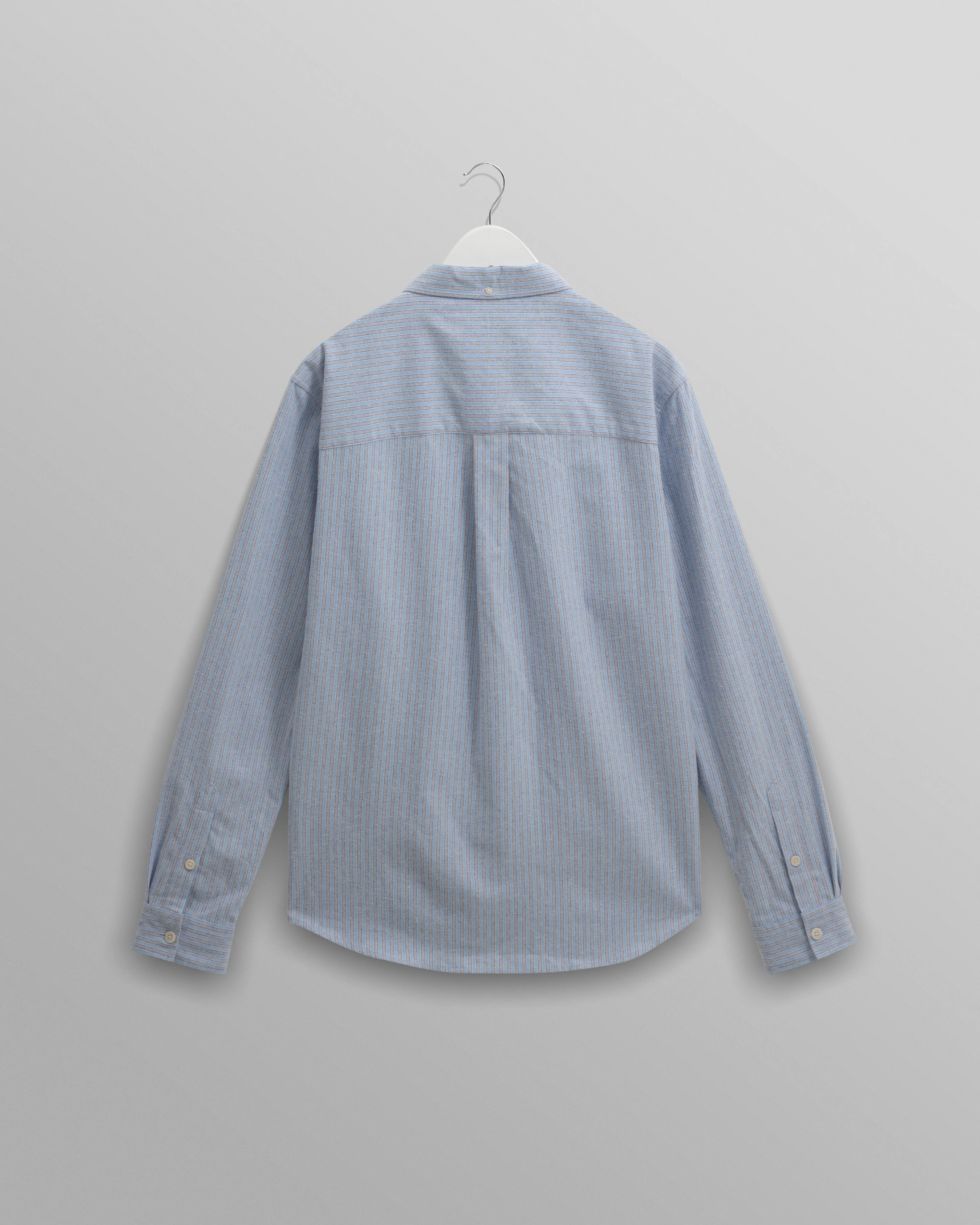 Abingdon - Blue Preppy Stripe Shirt - Image 8