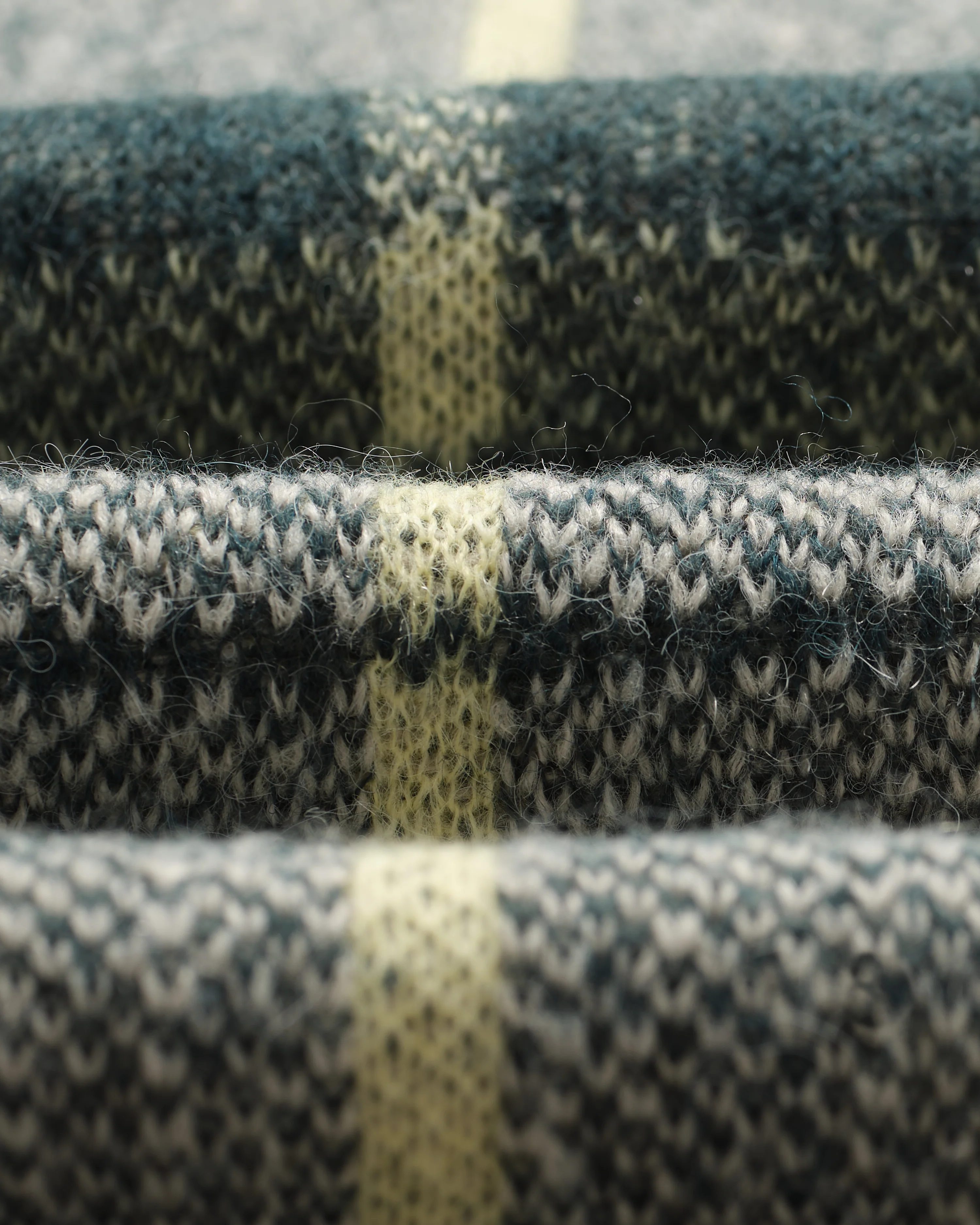 Alban - Natural And Green Plaid Check Cardigan - Image 9