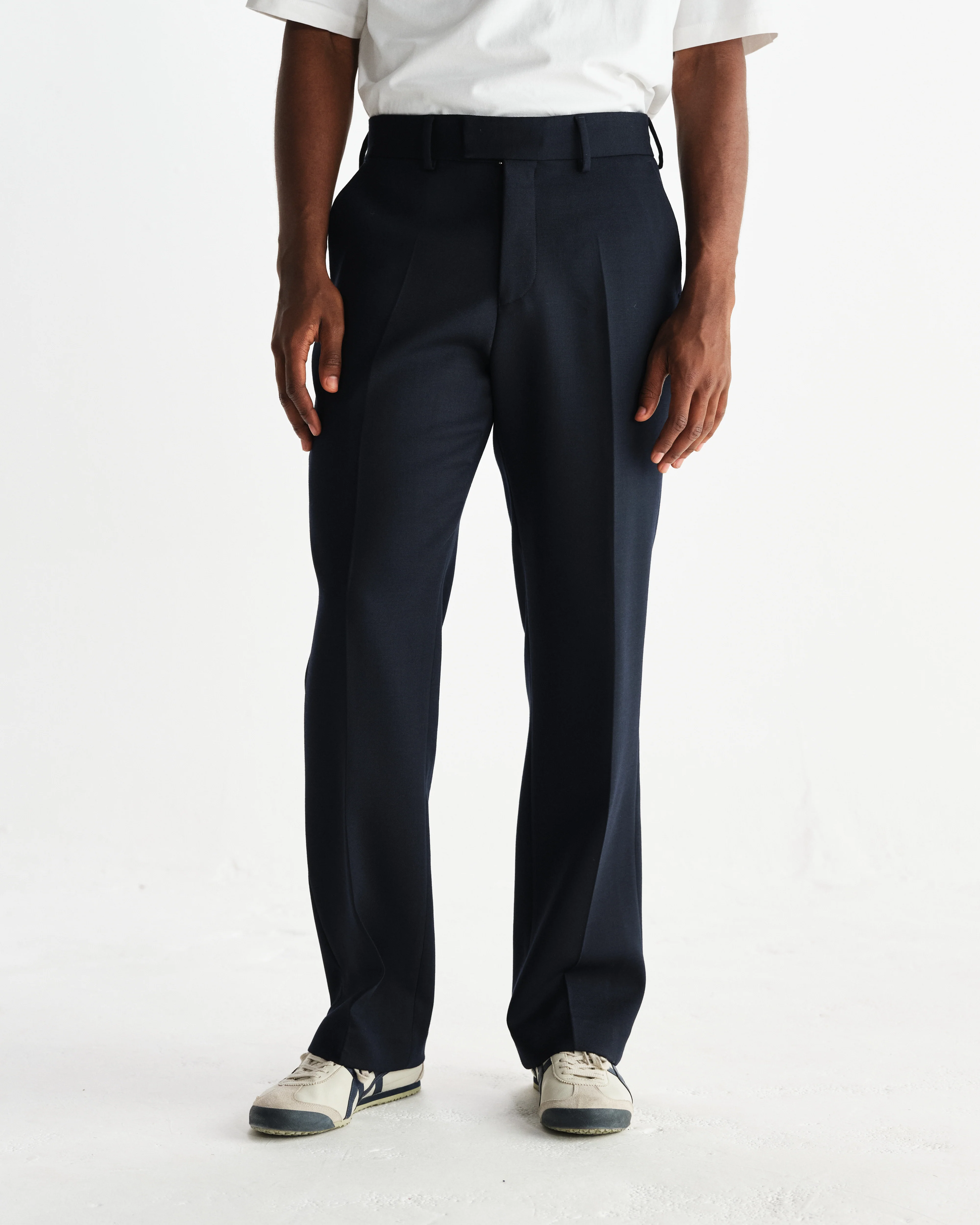 Aston - Navy Heavy Twill Trousers - Image 4