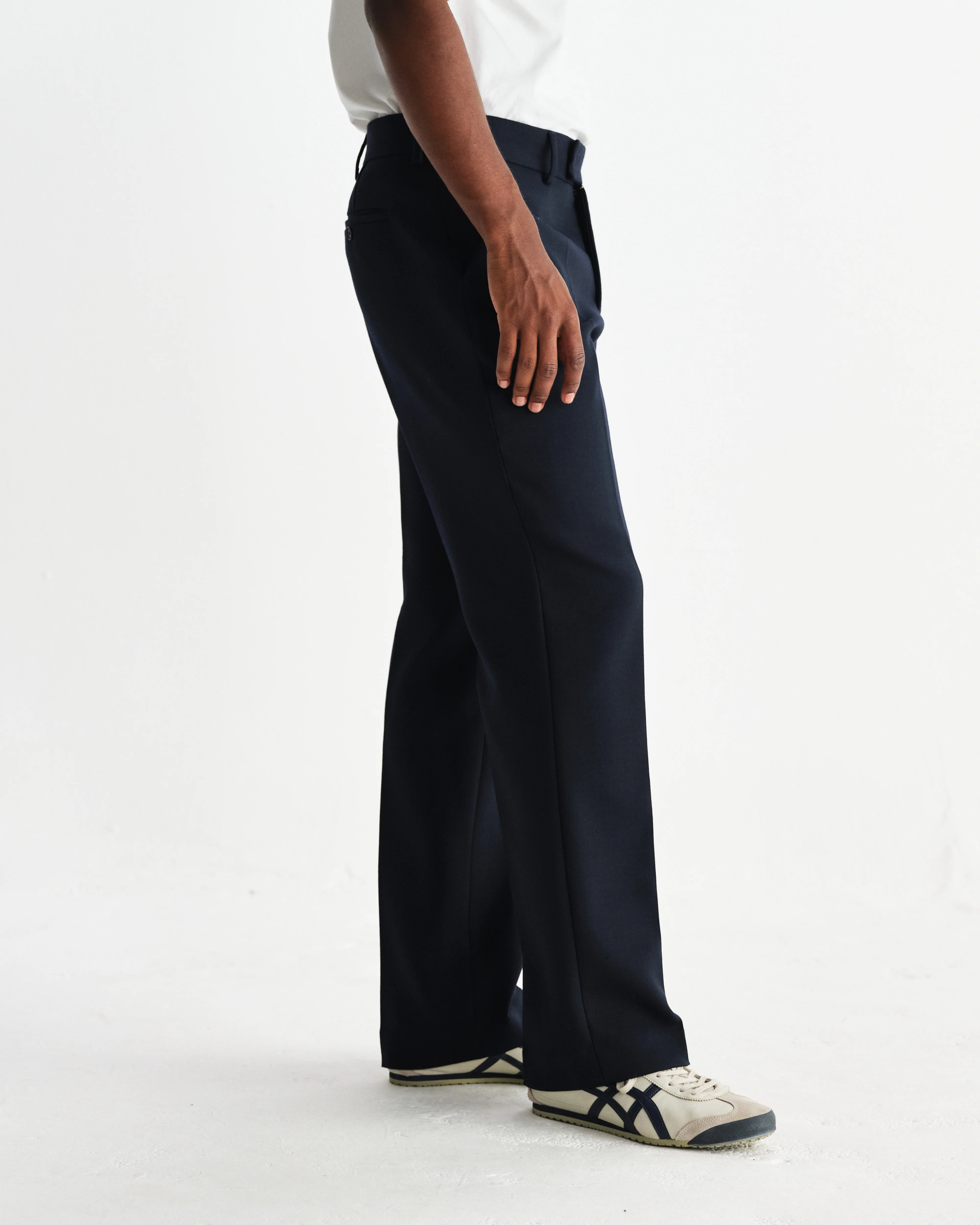 Aston - Navy Heavy Twill Trousers - Image 5