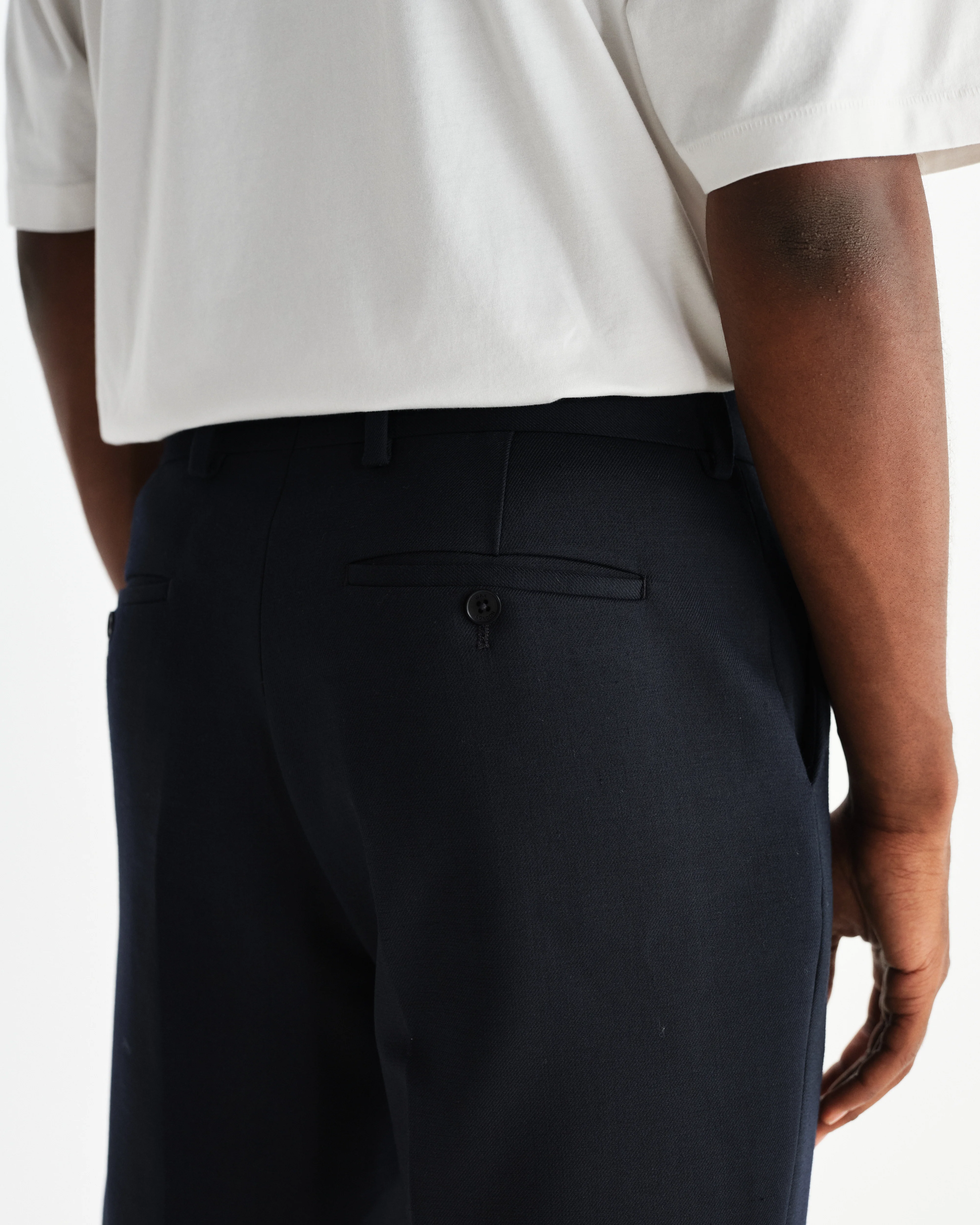 Aston - Navy Heavy Twill Trousers - Image 7