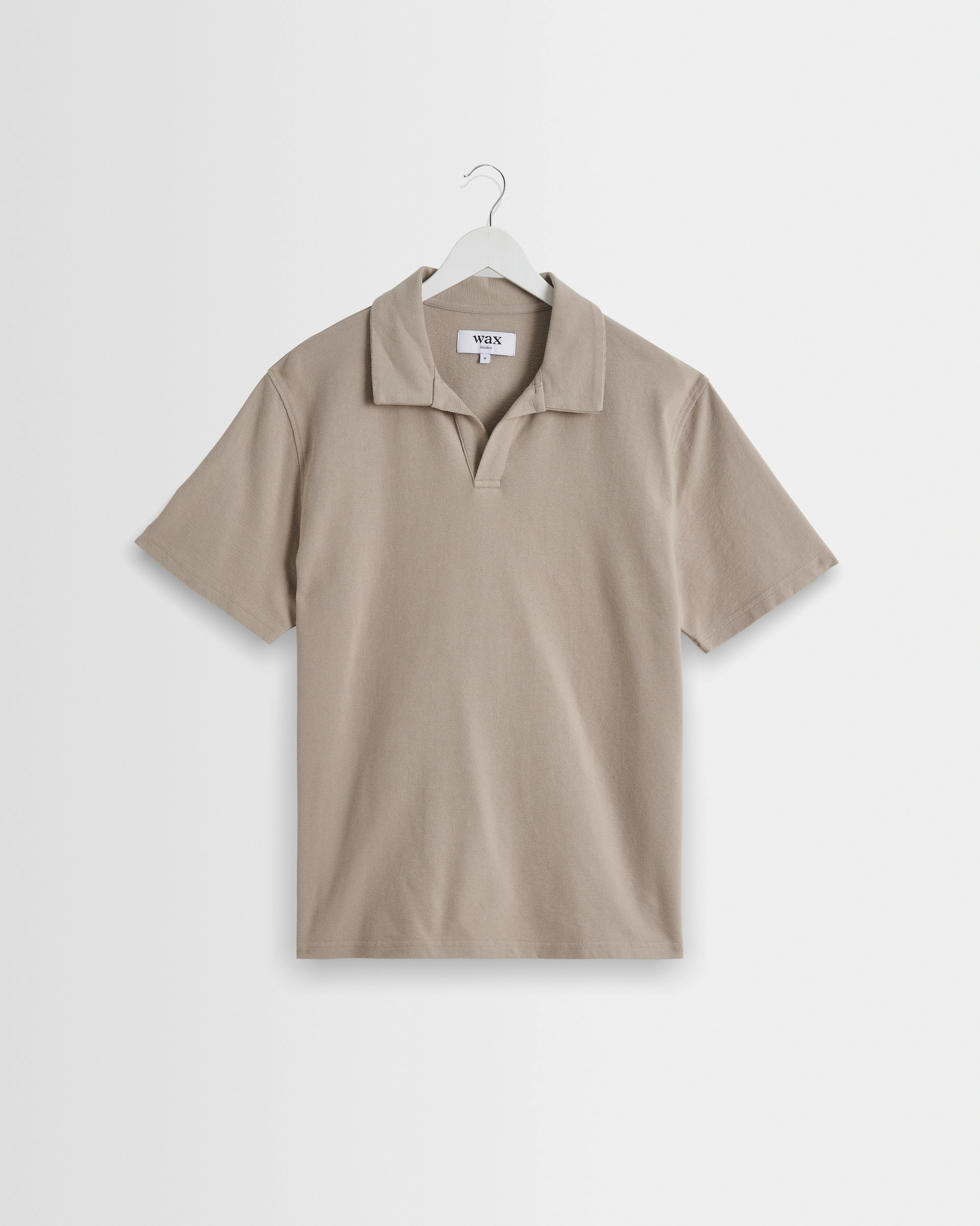 Atwood - Clay Textured Organic Cotton Polo Shirt