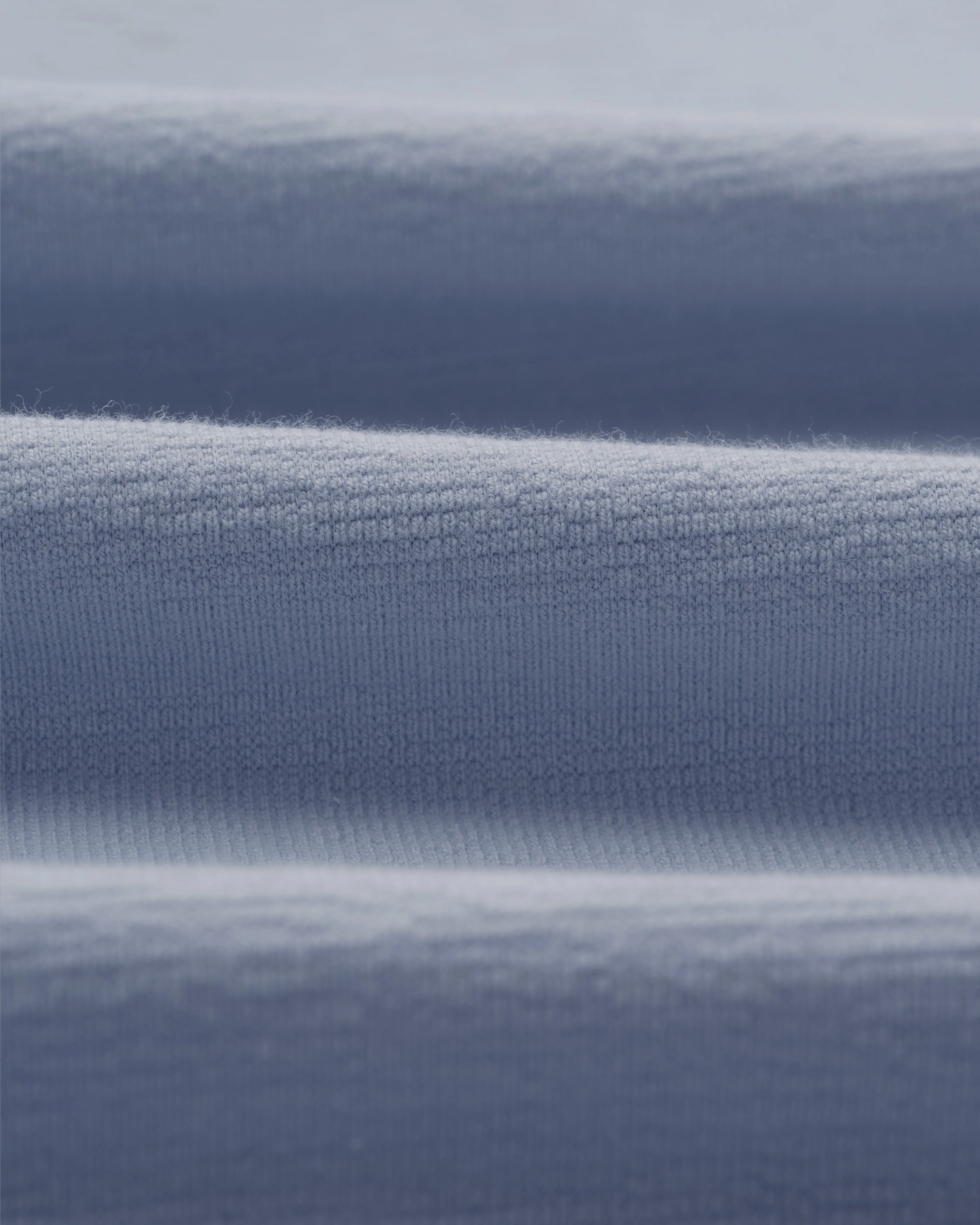 Atwood - Mid Blue Textured Organic Cotton Polo Shirt - Image 10
