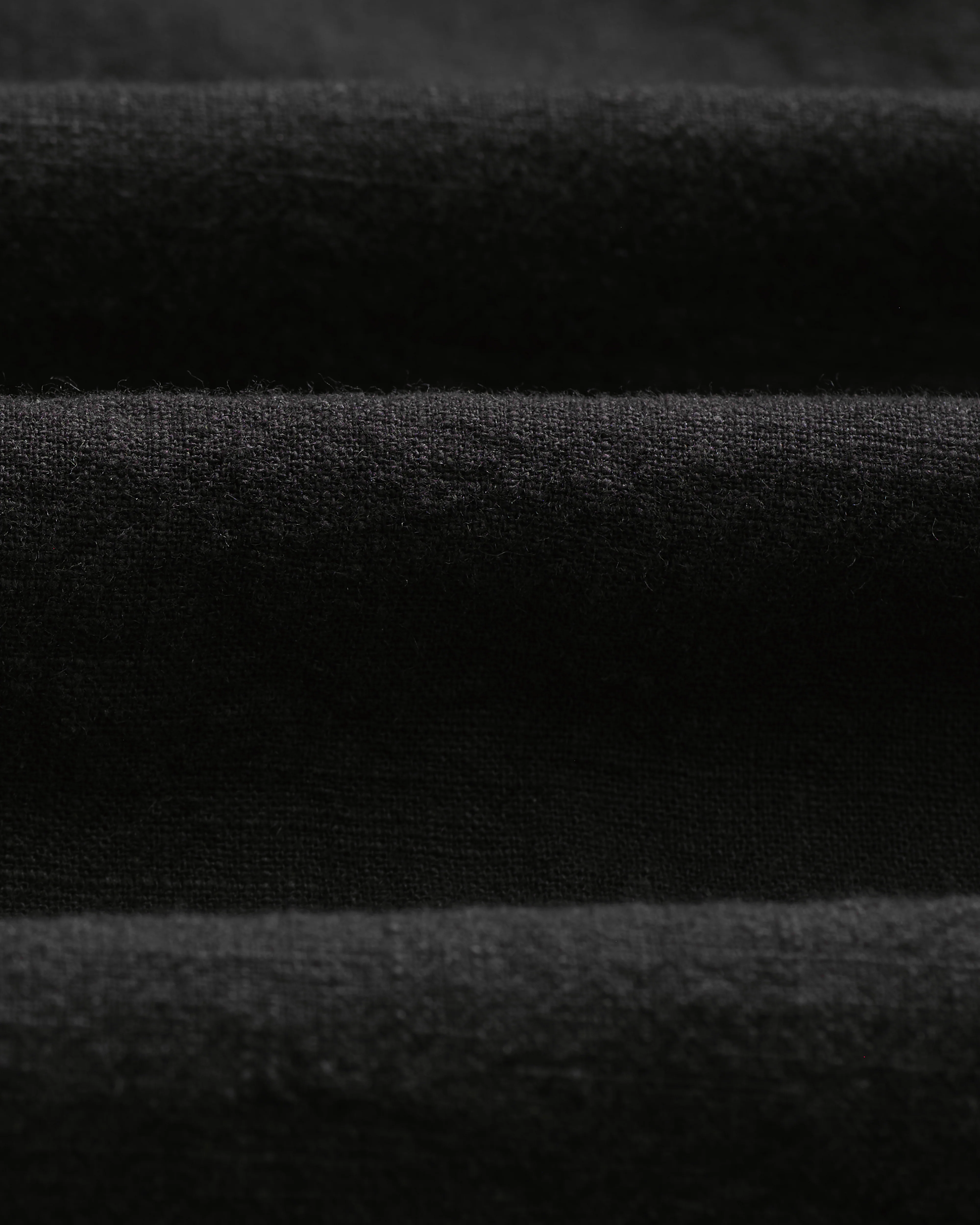 Bayham - Black Linen-Cotton Relaxed Fit Trousers - Image 11