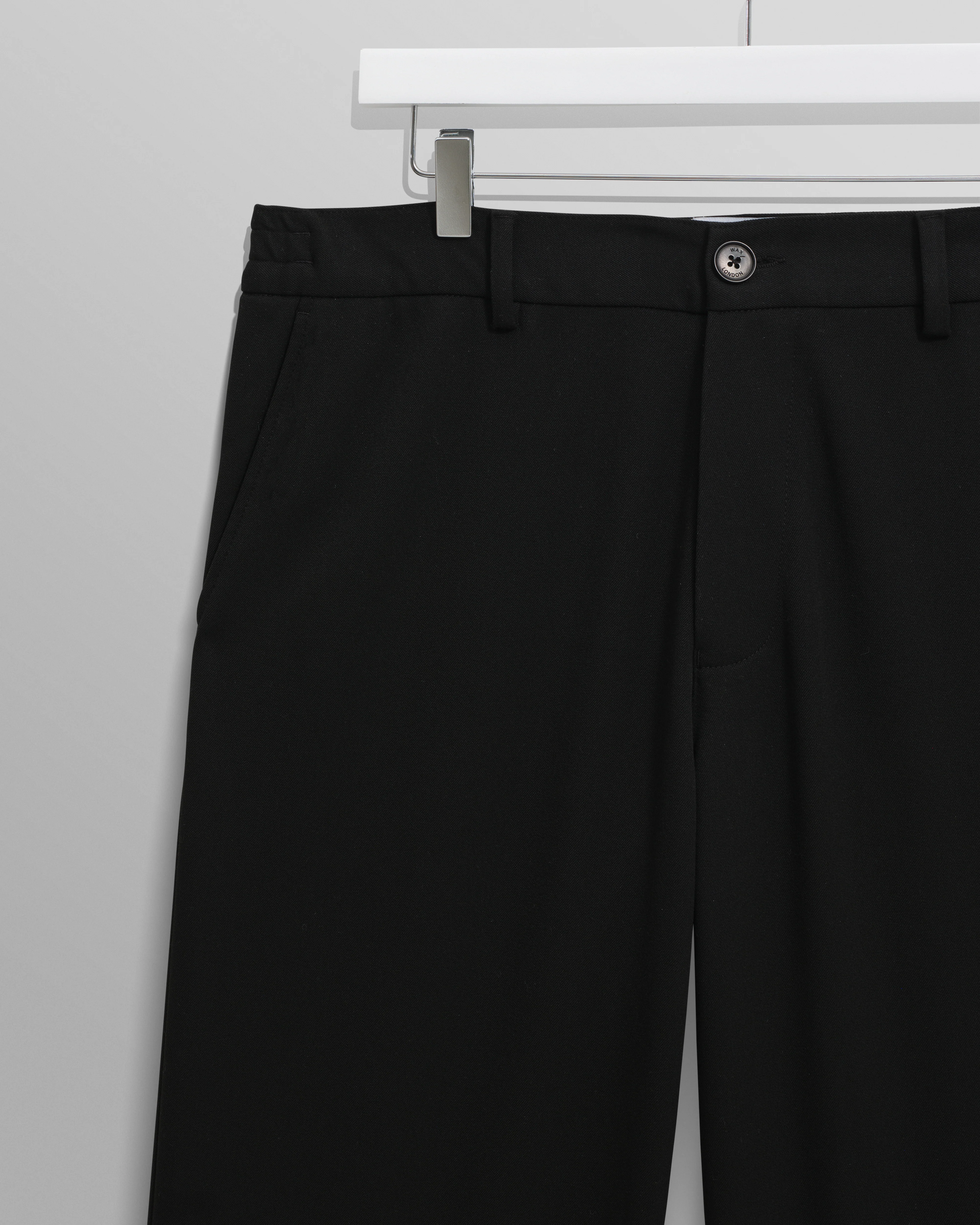 Bayham - Black Viscose Trousers - Image 7