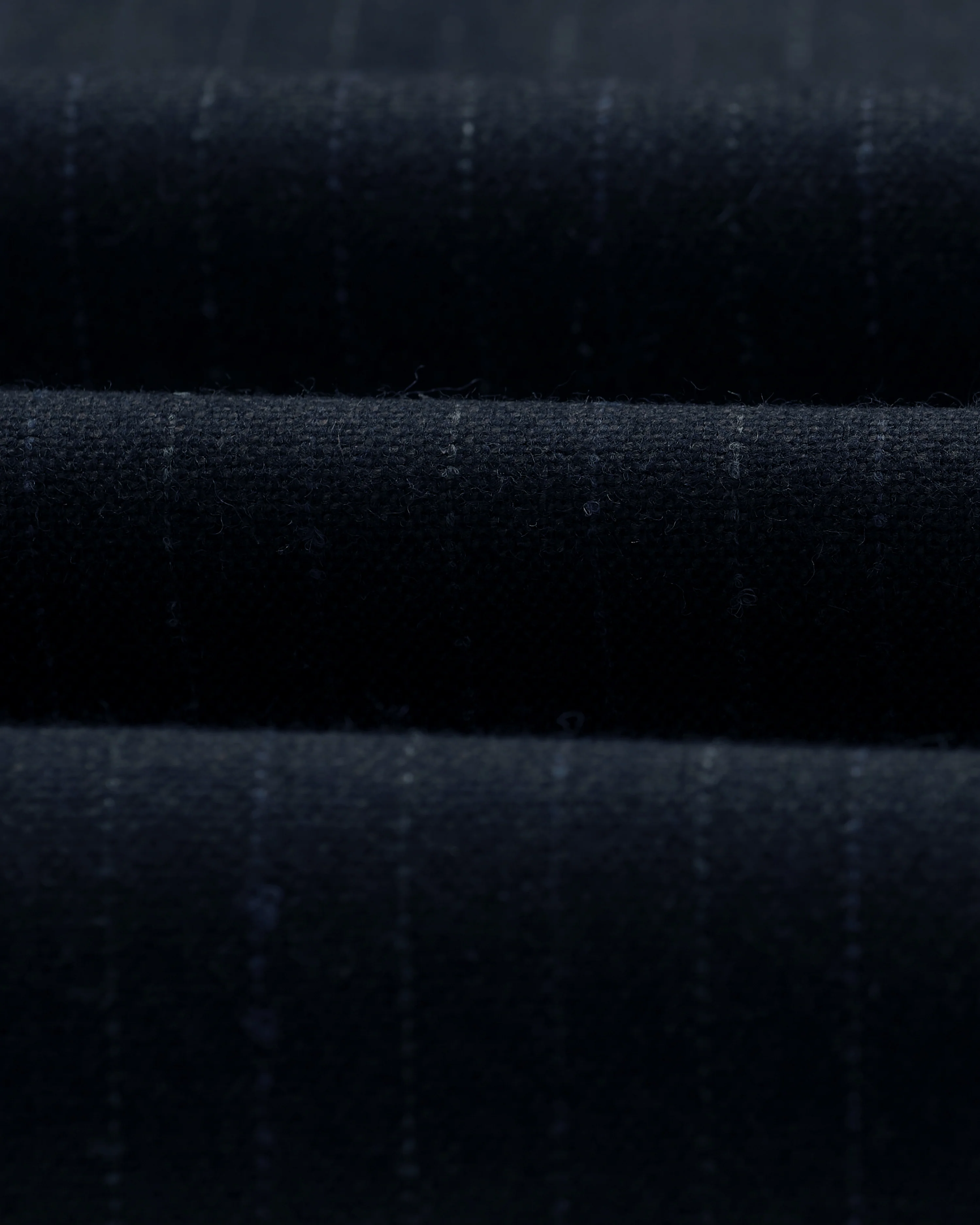 Bayham - Navy Wool Blend Pinstripe Trousers - Image 10