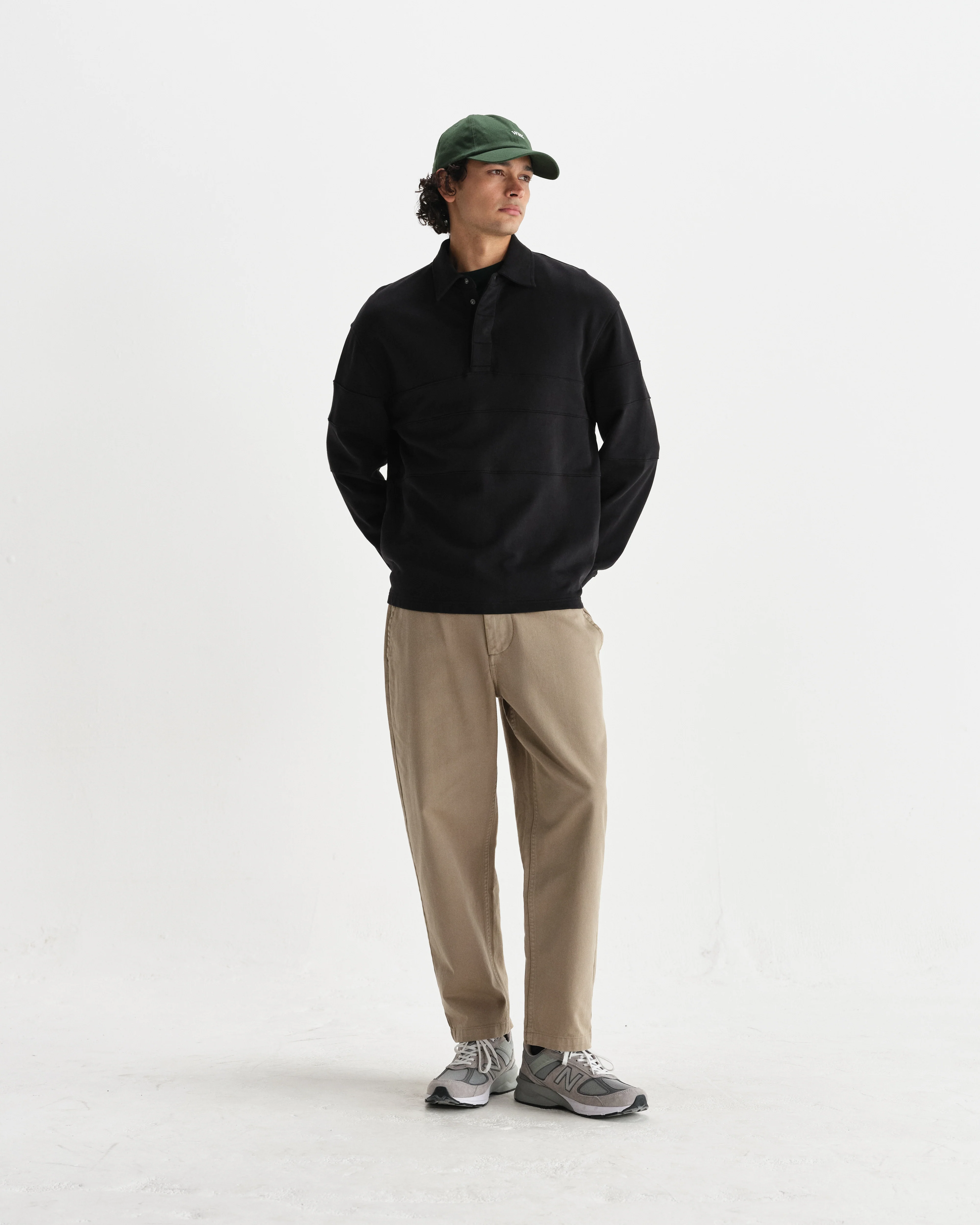 Blen - Black Organic Cotton Rugby Shirt - Image 4