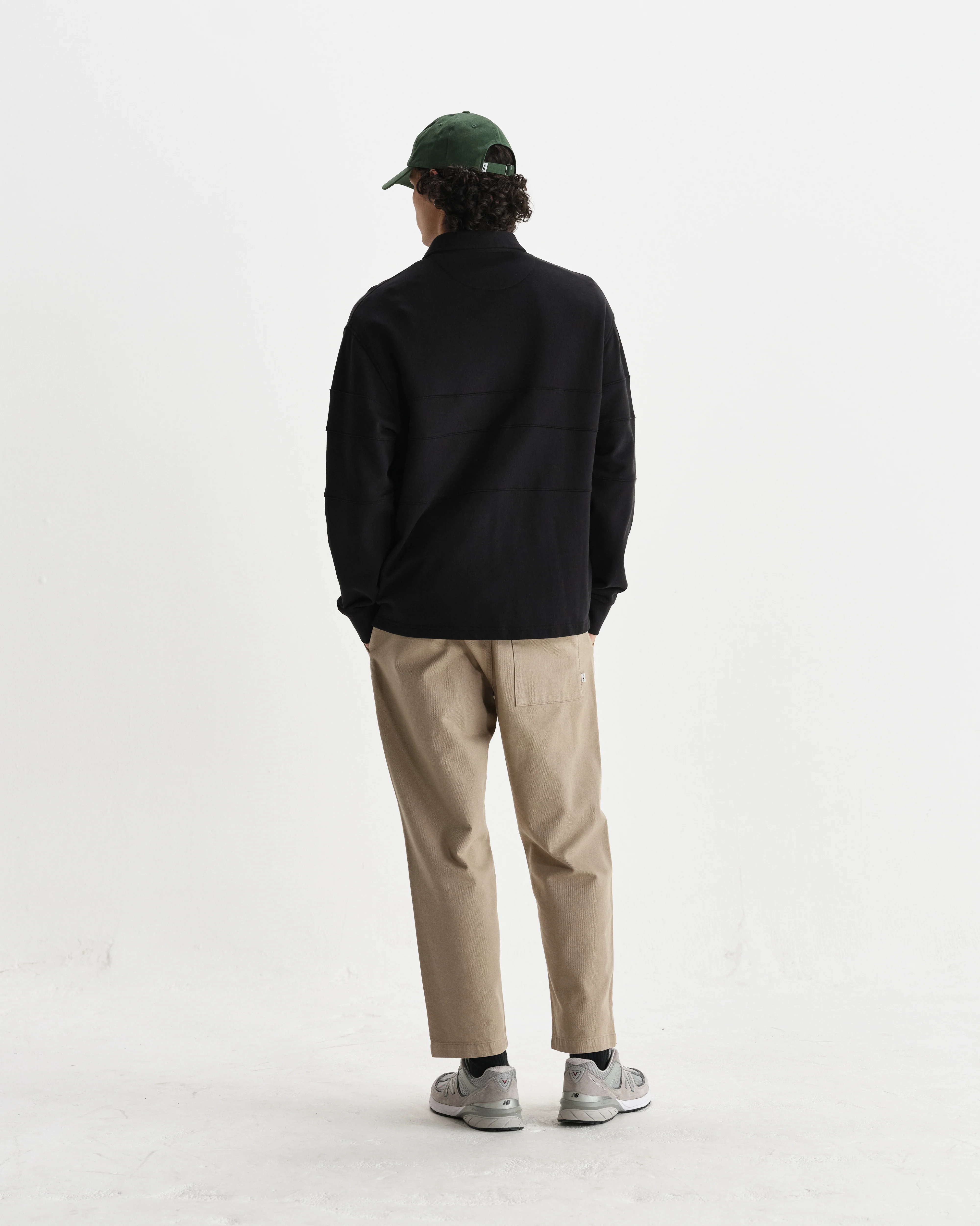 Blen - Black Organic Cotton Rugby Shirt - Image 6