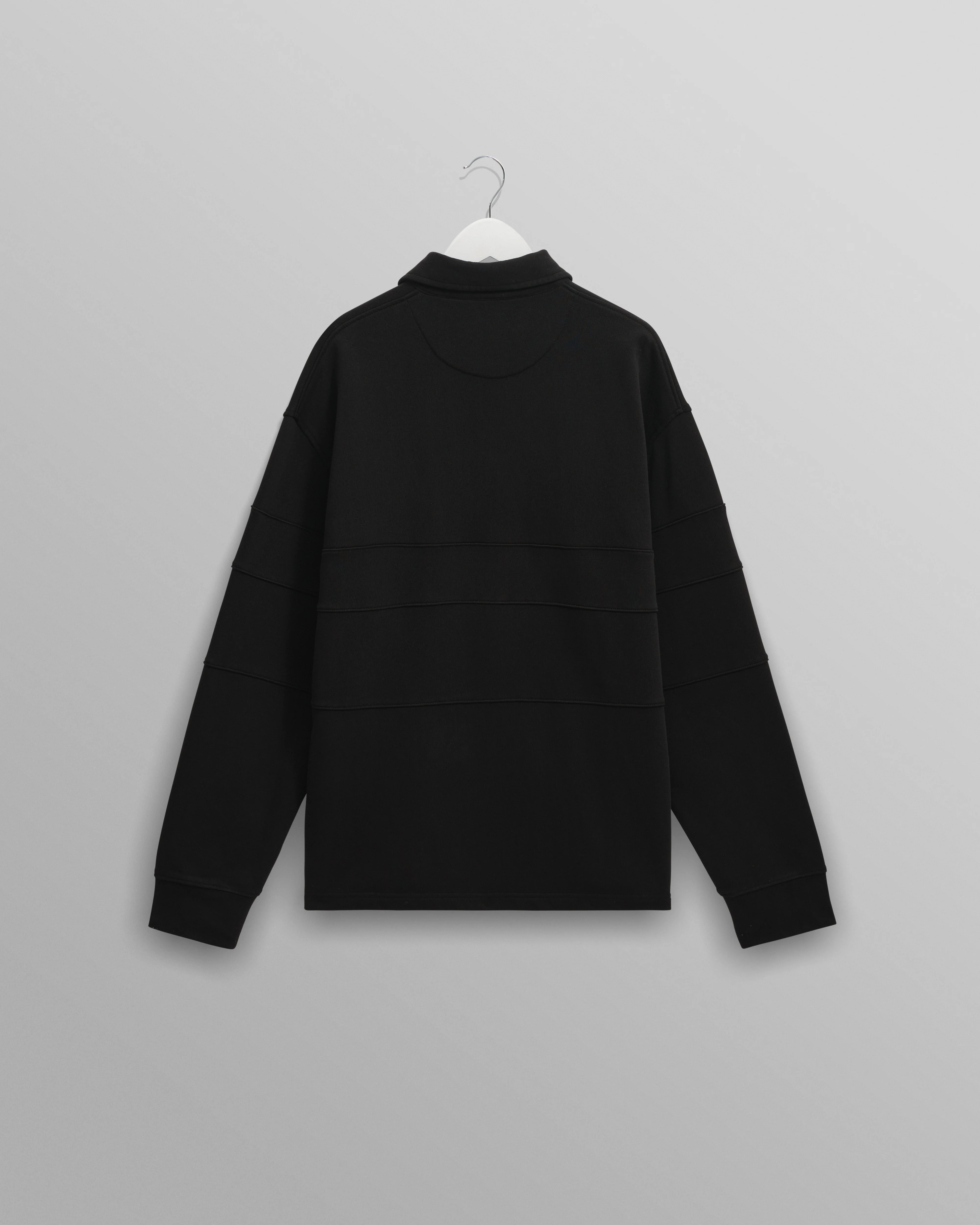 Blen - Black Organic Cotton Rugby Shirt - Image 8