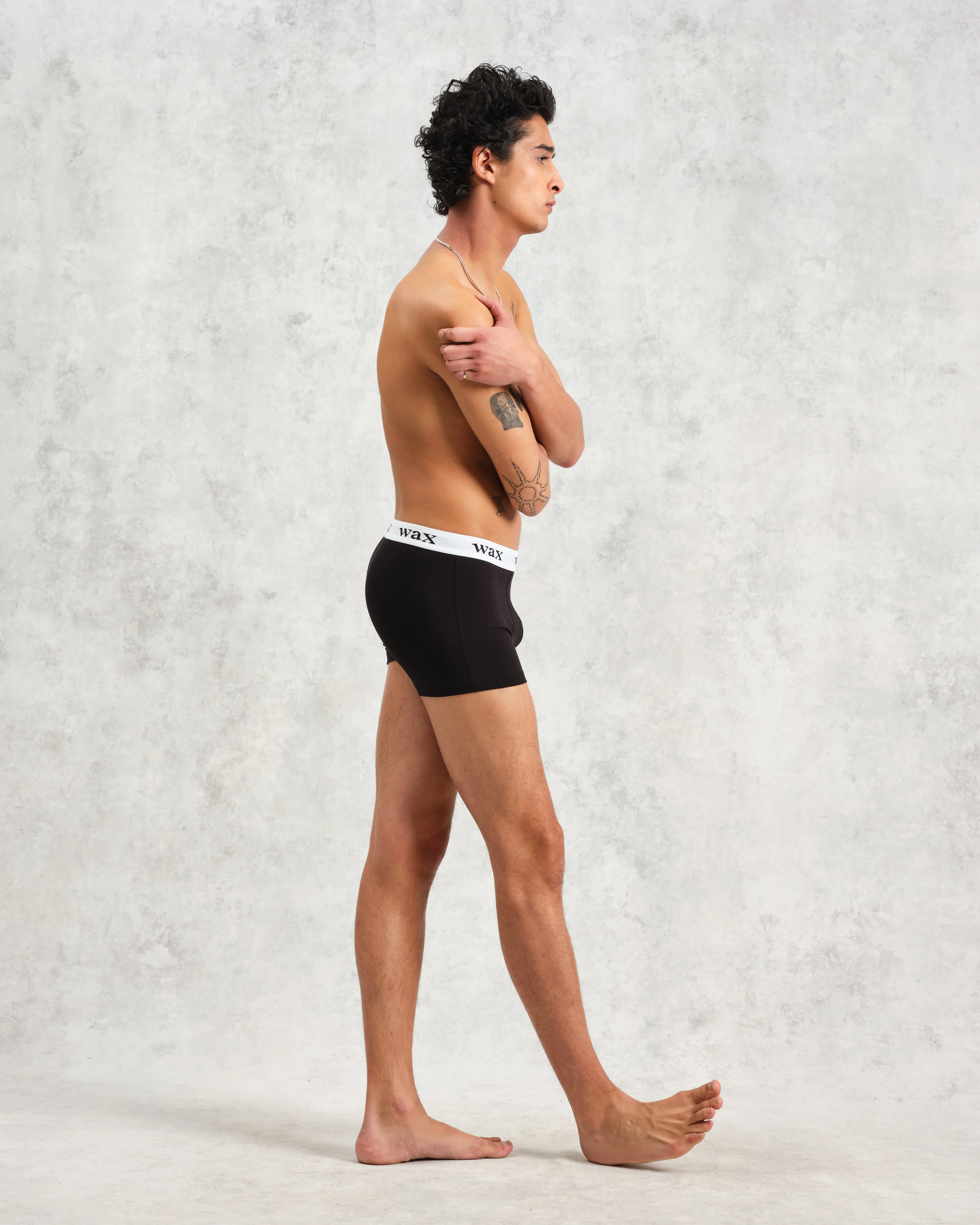 Brodie - Black Stretch Cotton Boxers - Image 5