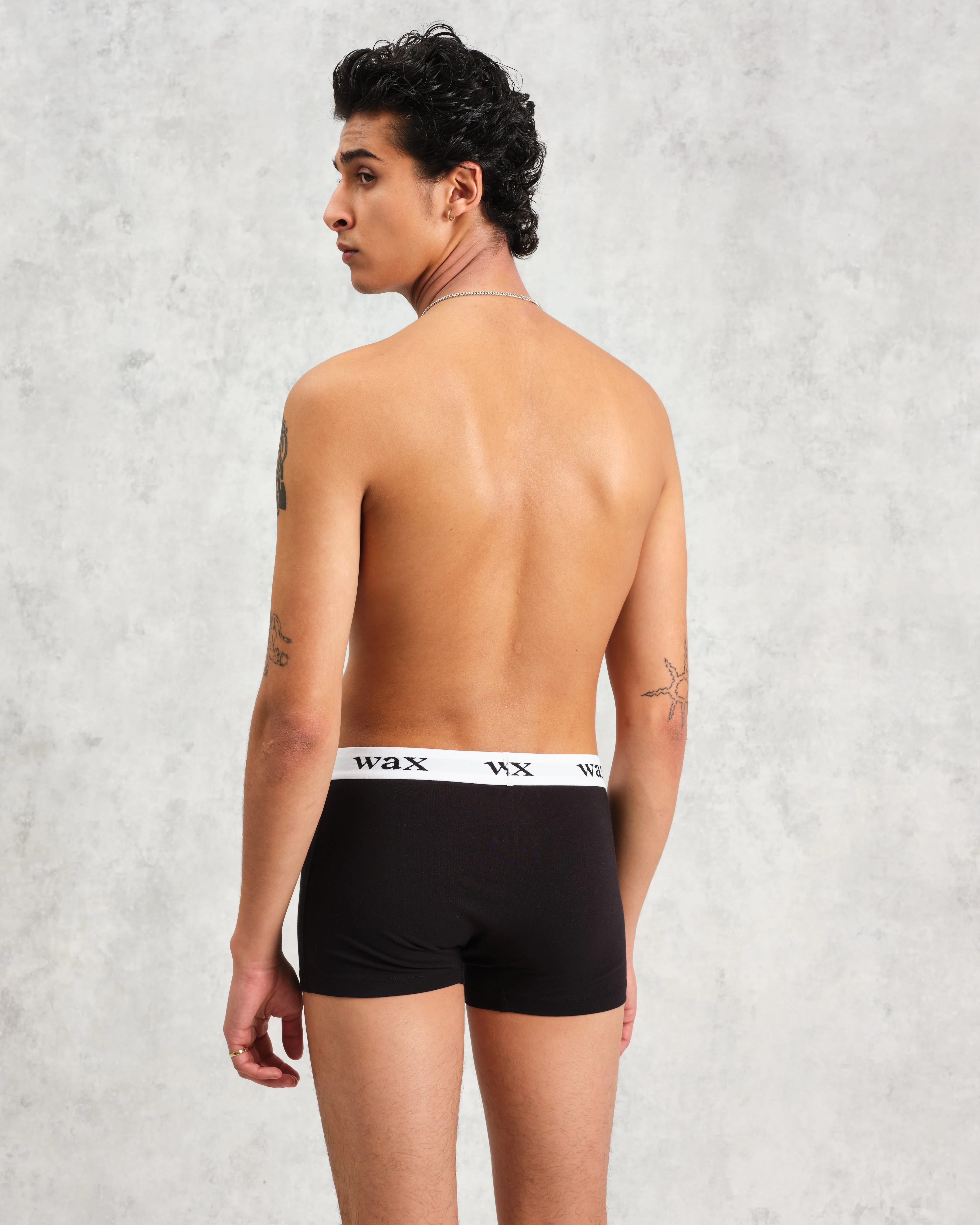 Brodie - Black Stretch Cotton Boxers - Image 7