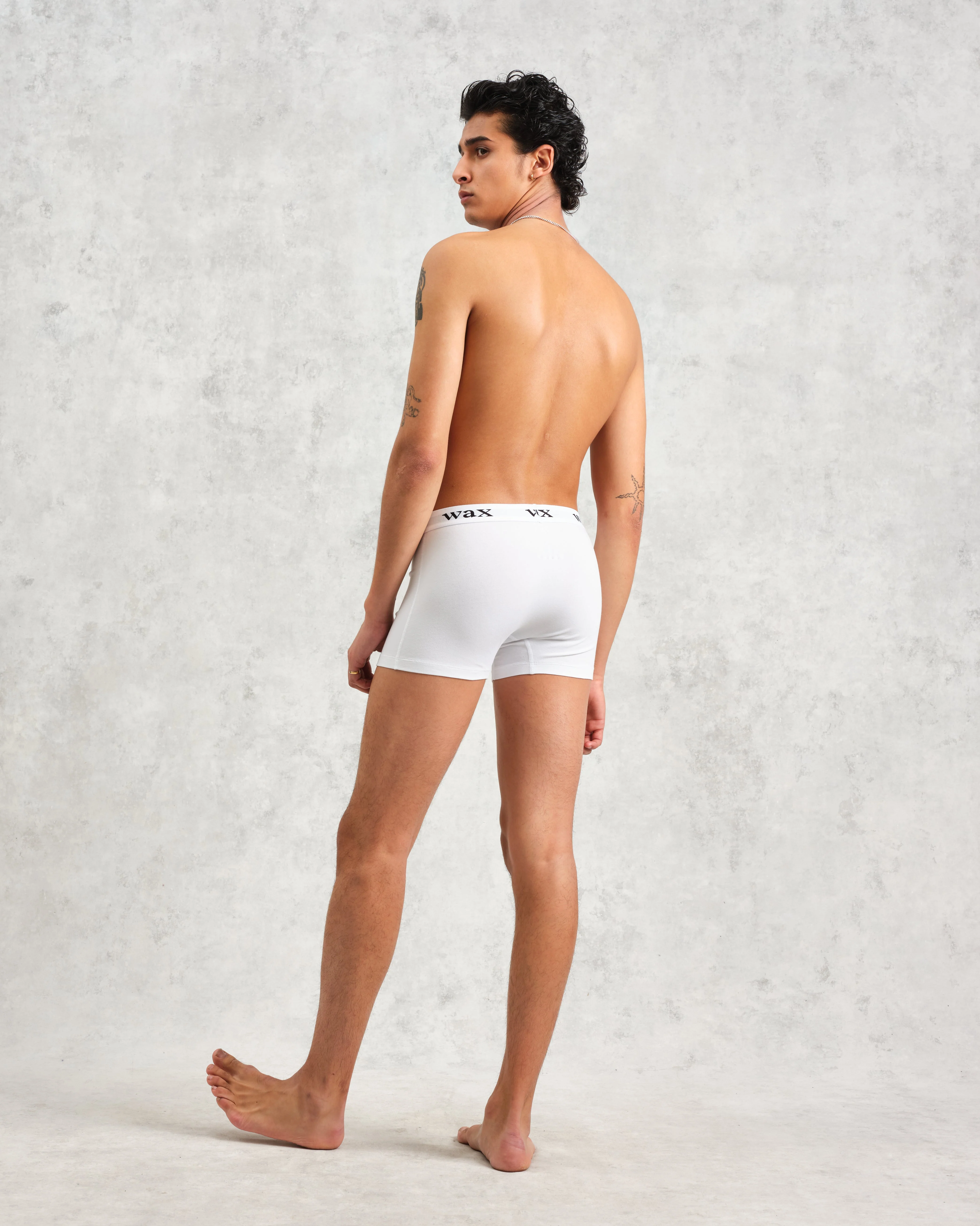 Brodie - White Stretch Cotton Boxers - Image 6
