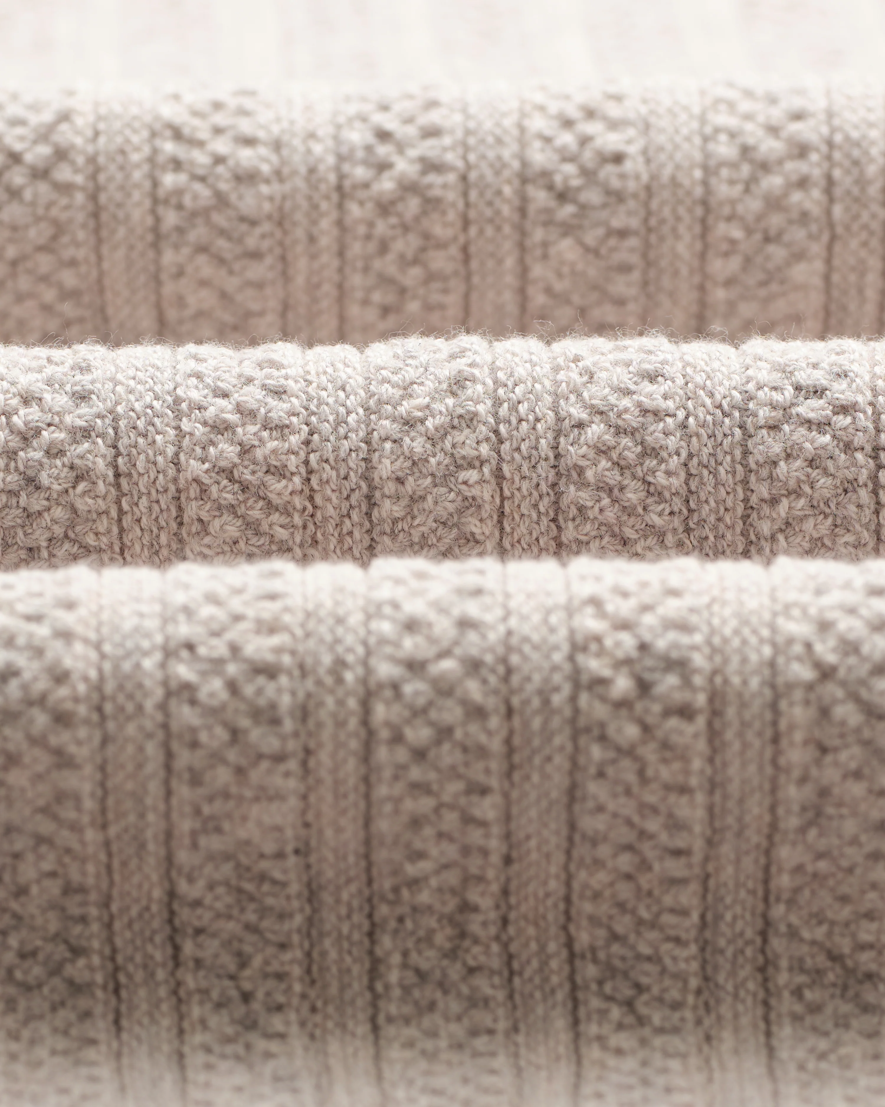 Bury - Natural Melange Stripe Zip Polo - Image 9