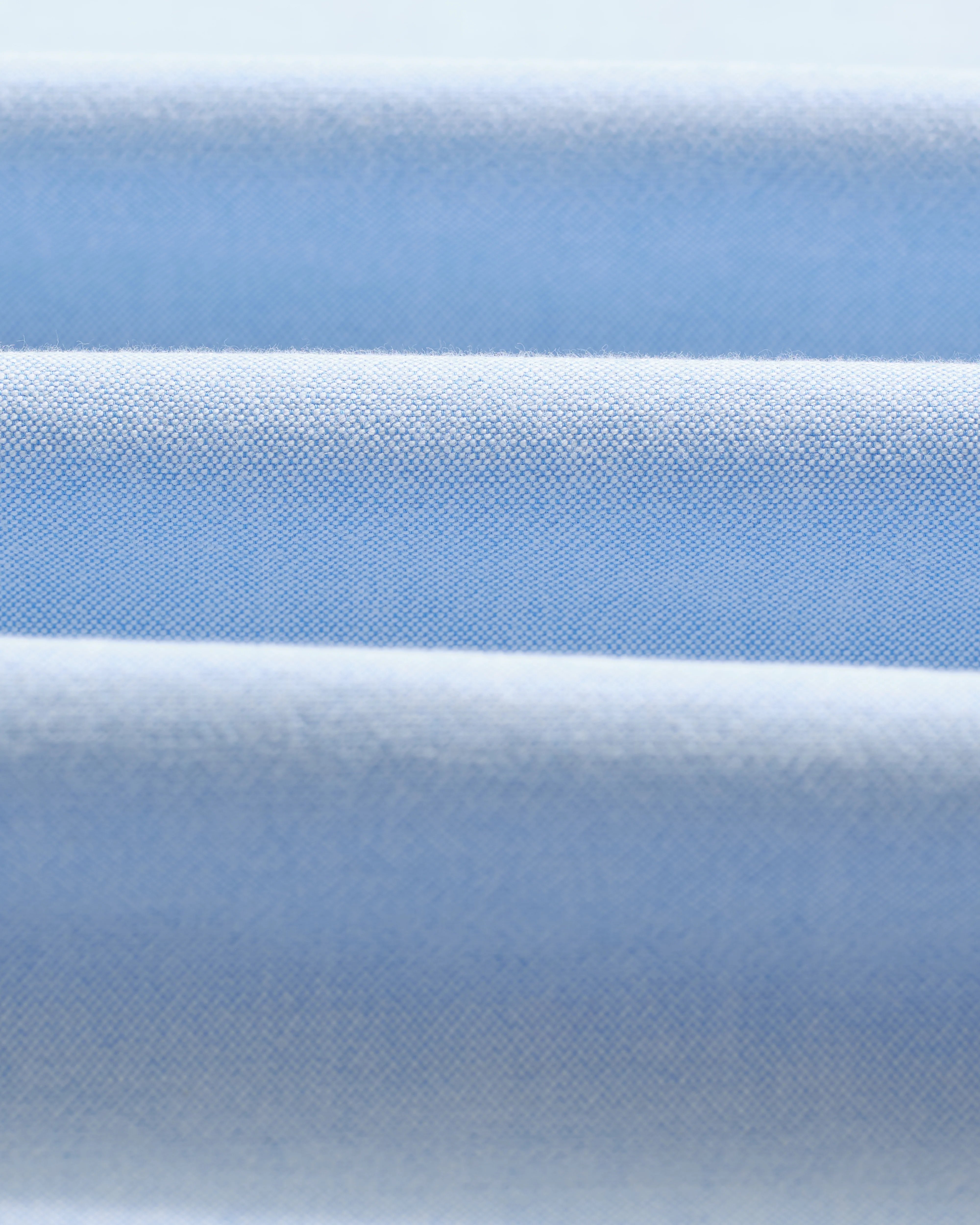 Caspian - Pale Blue Cotton Oxford Shirt - Image 9