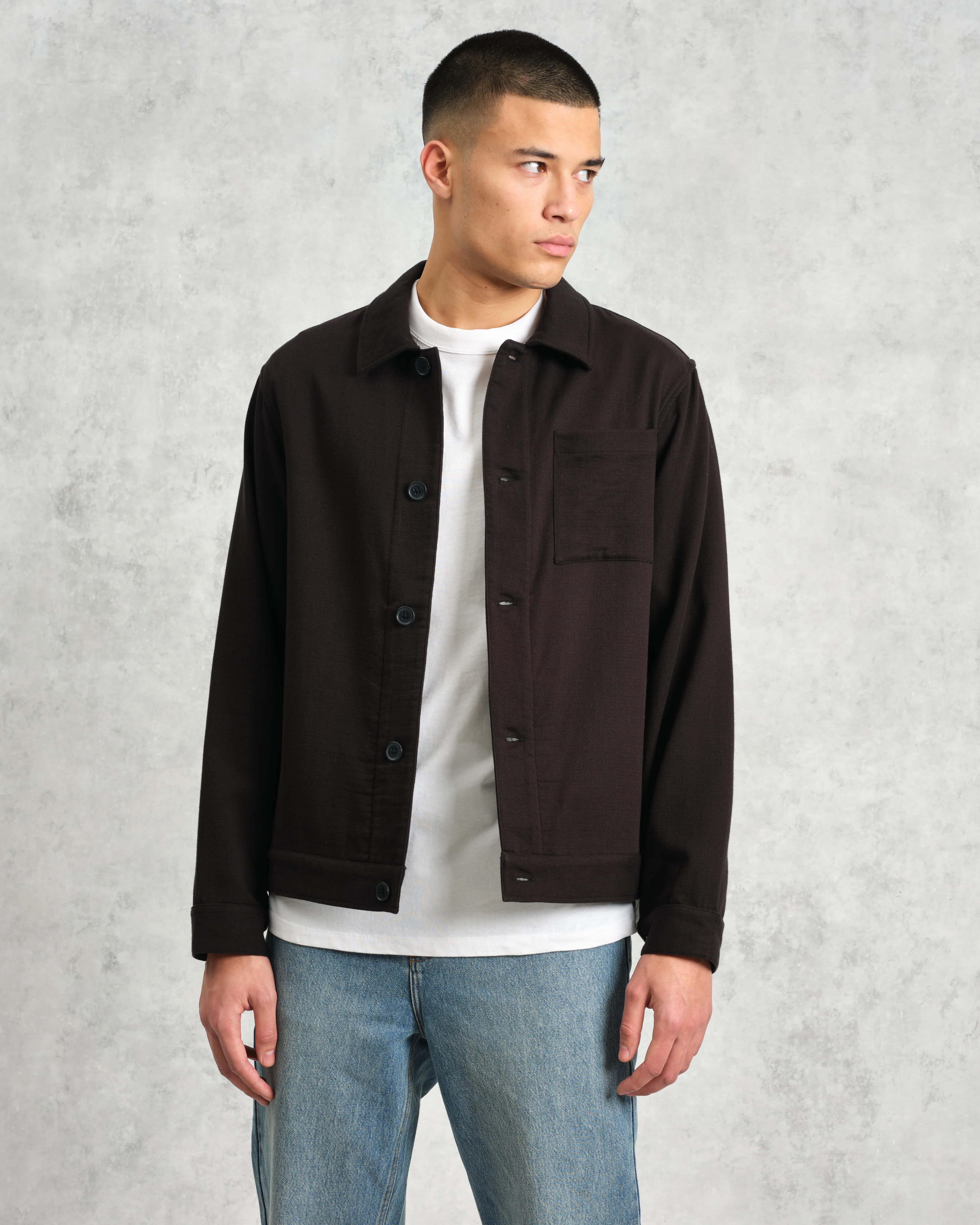 Coleman - Black Double Weave Cotton Jacket - Image 2