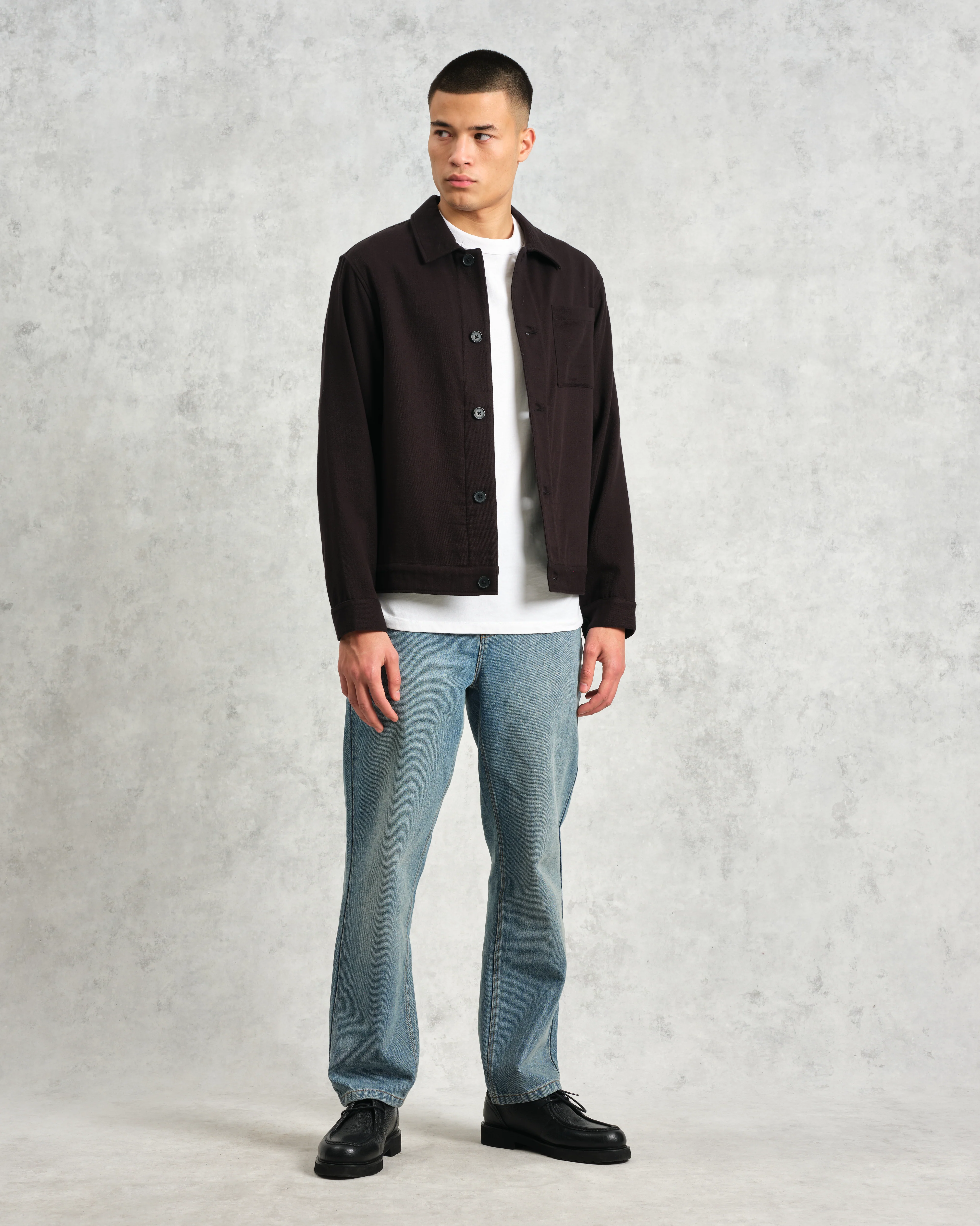 Coleman - Black Double Weave Cotton Jacket - Image 4