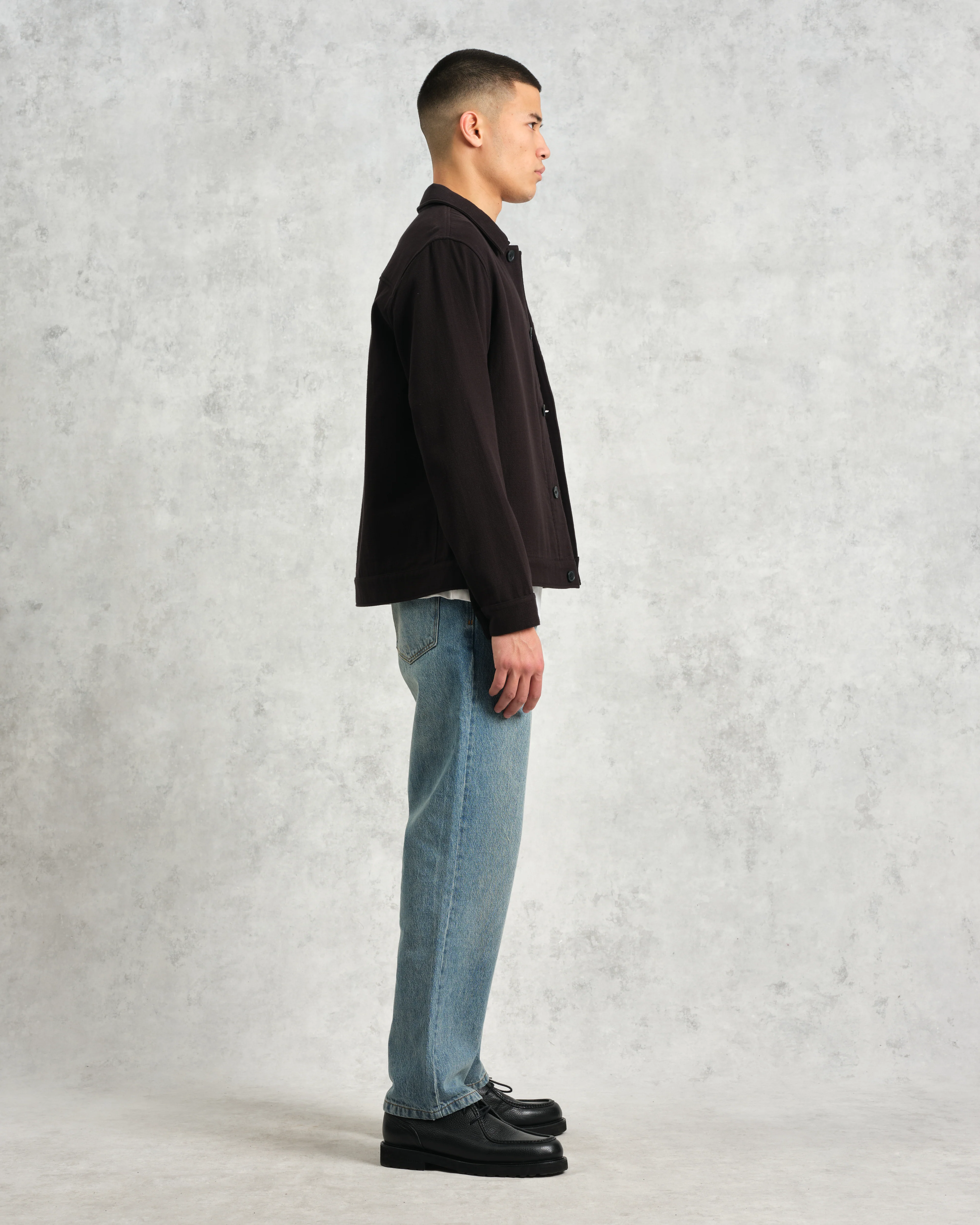 Coleman - Black Double Weave Cotton Jacket - Image 5