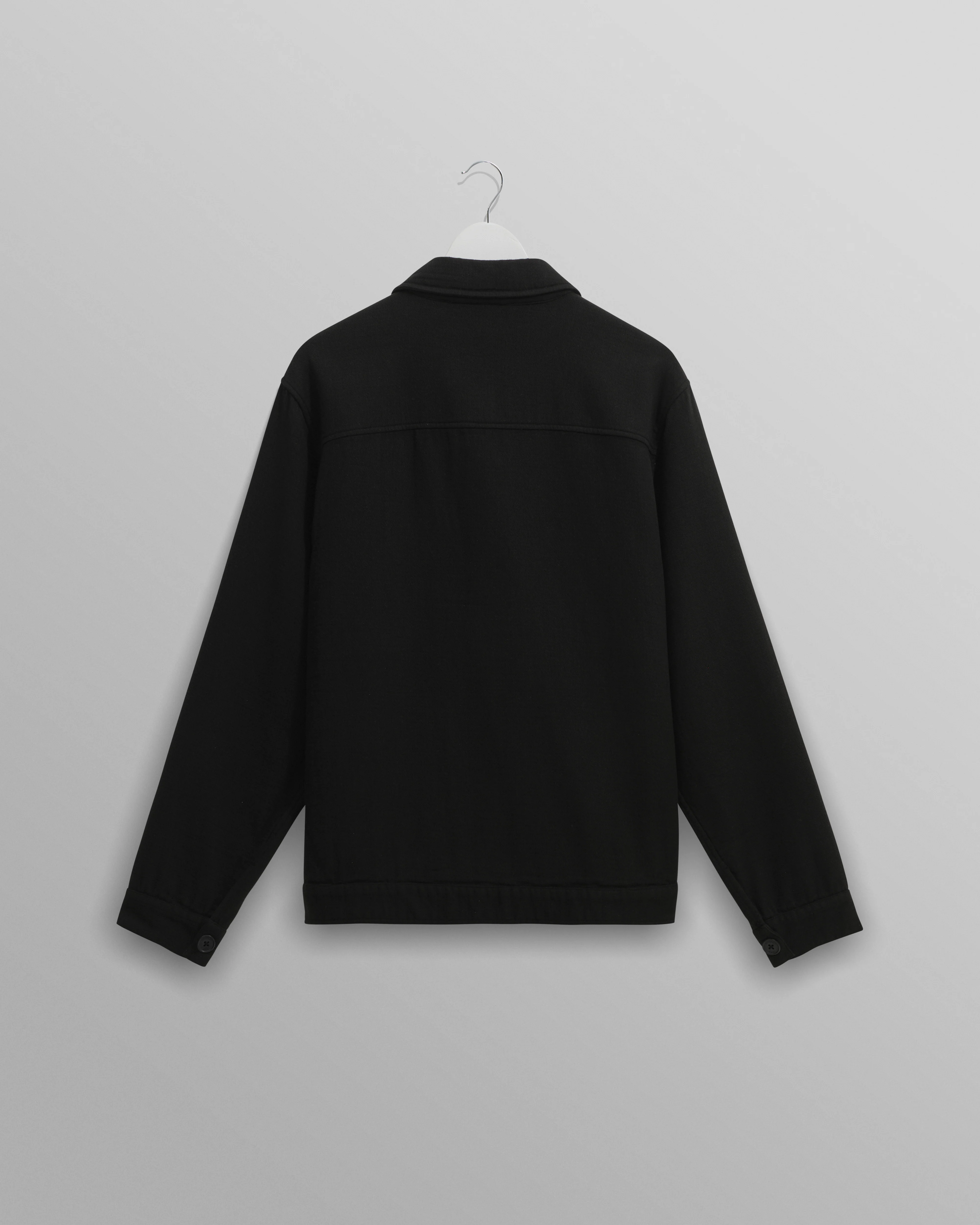 Coleman - Black Double Weave Cotton Jacket - Image 9