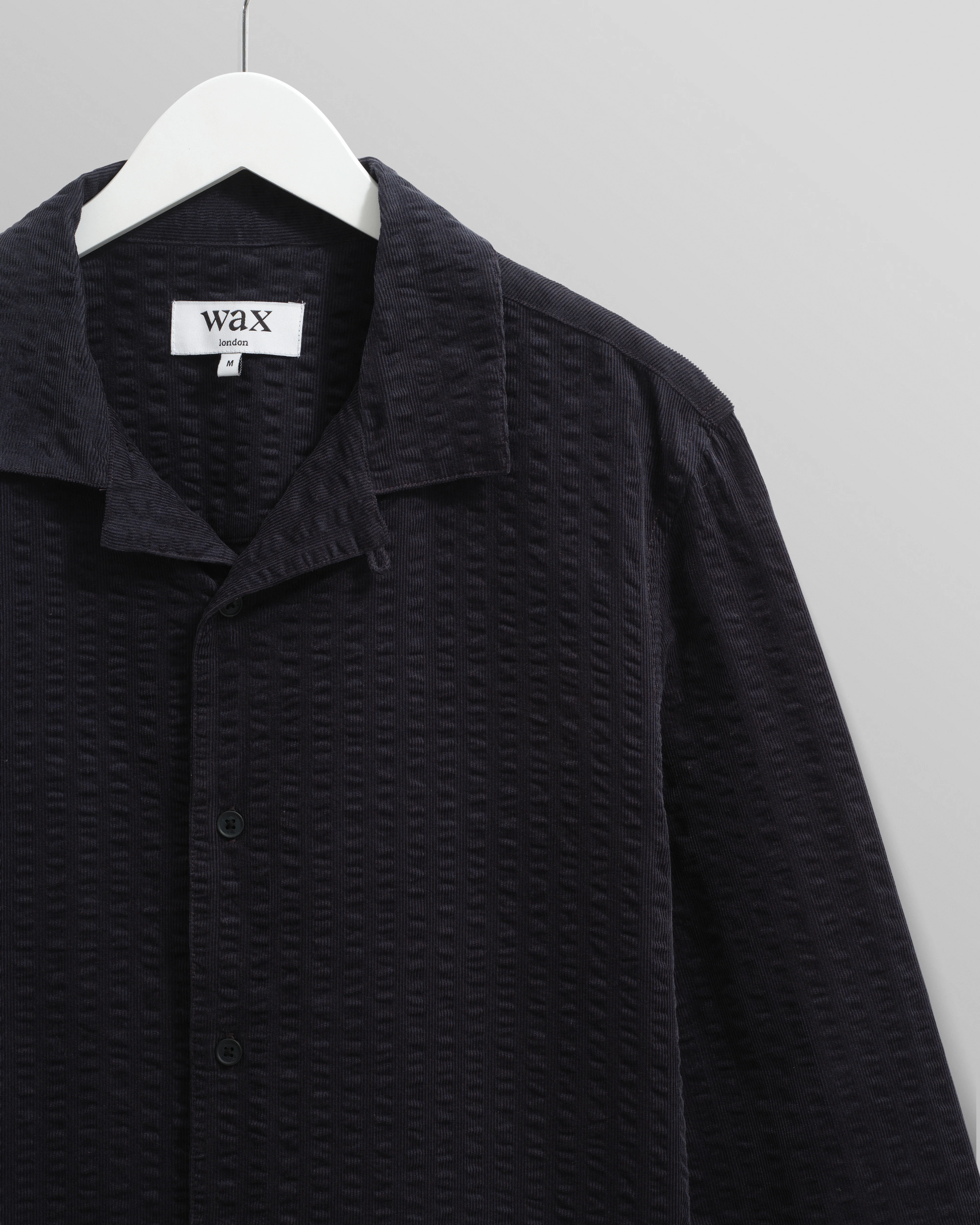 Corey - Navy Seersucker Corduroy Shirt - Image 7