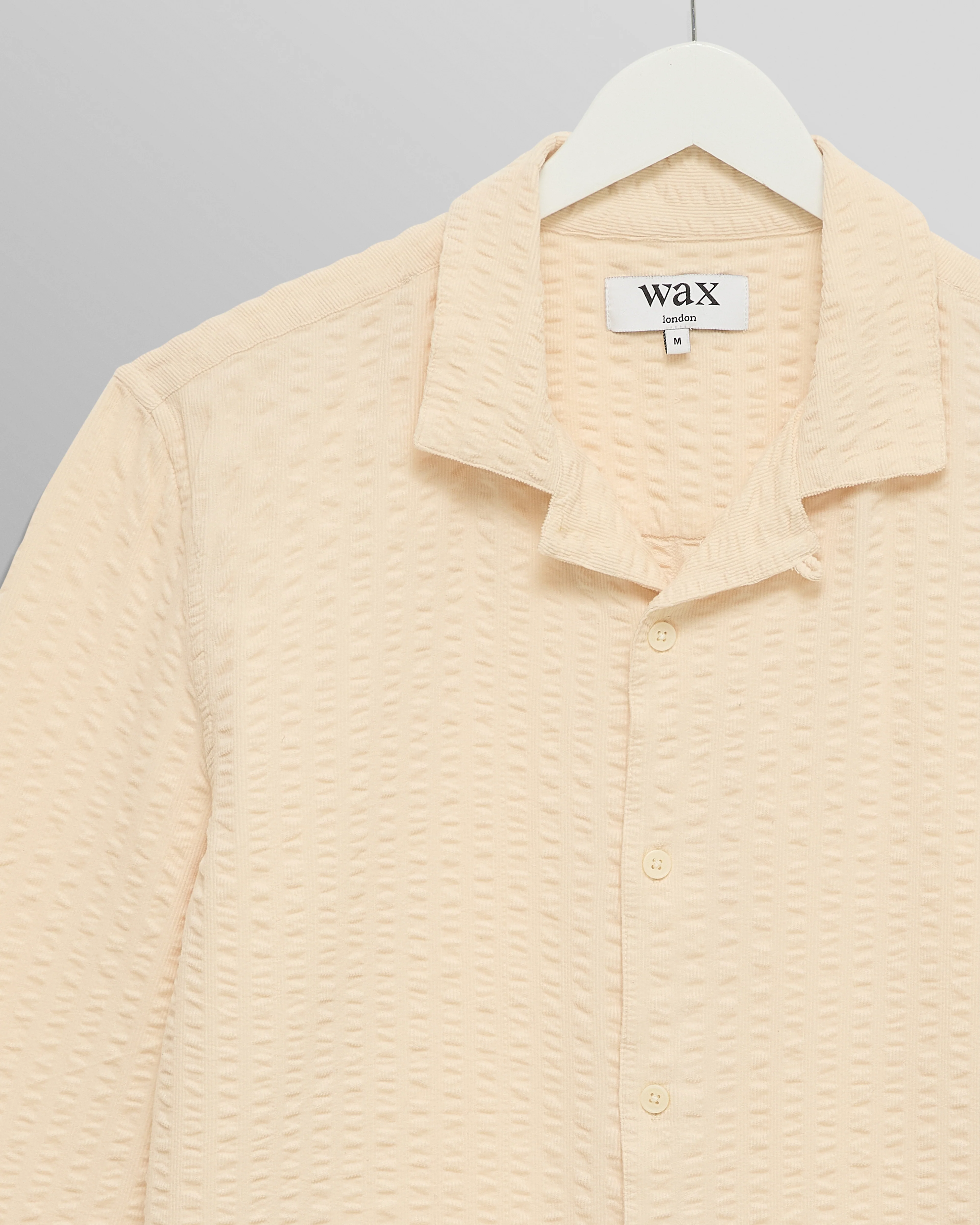 Corey - Stone Seersucker Corduroy Shirt - Image 7