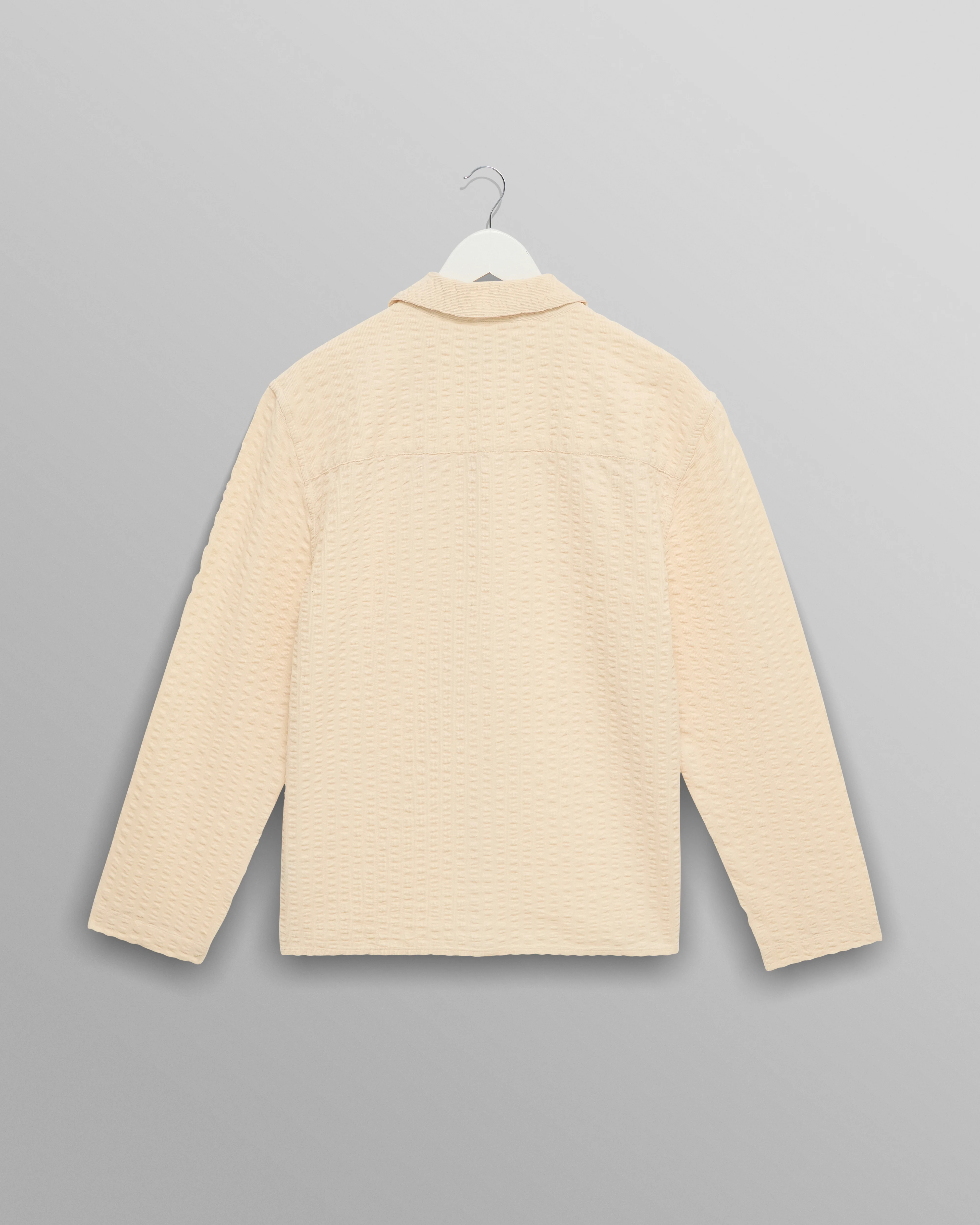 Corey - Stone Seersucker Corduroy Shirt - Image 8