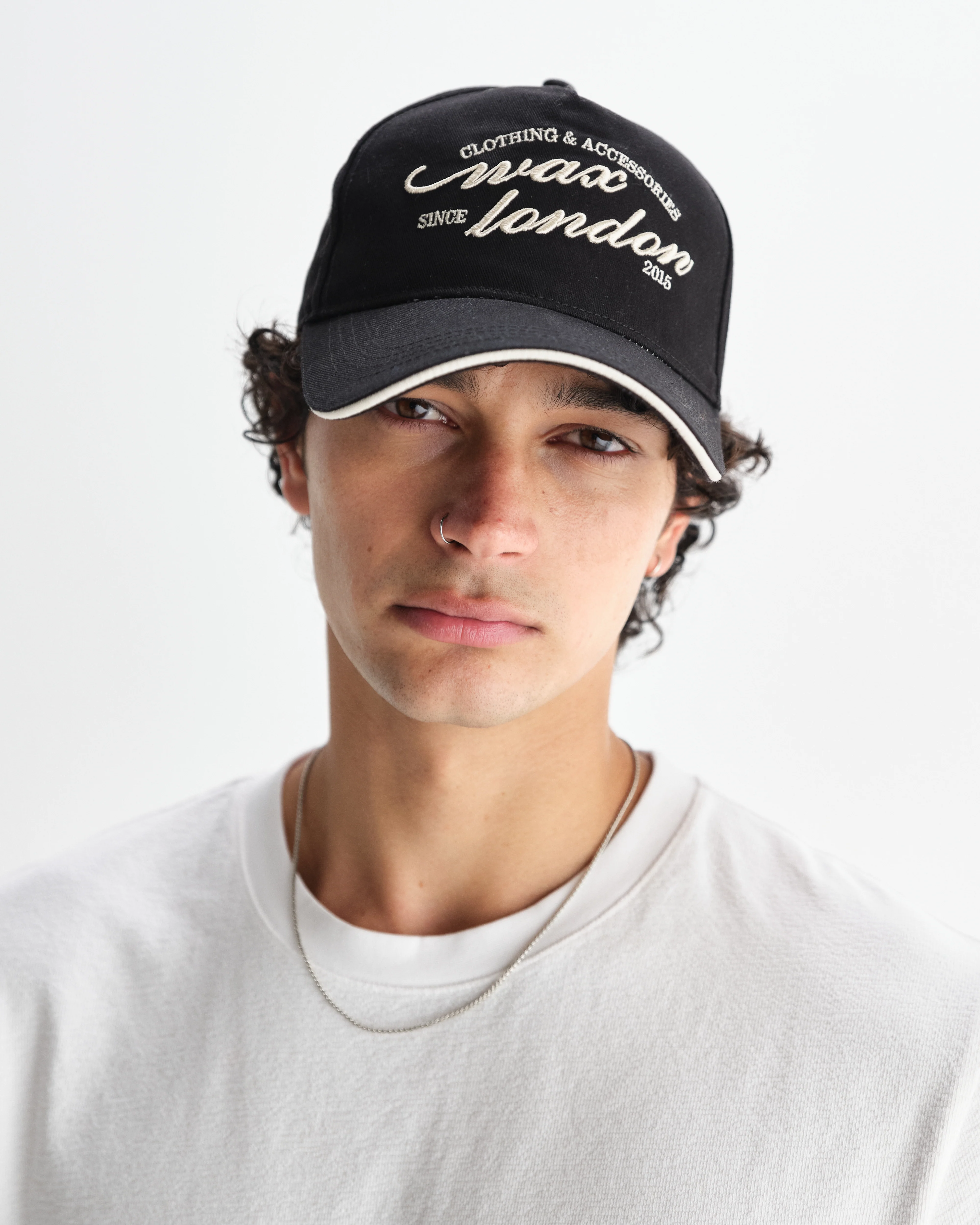 Dale - Black Script Trucker Cap - Image 2