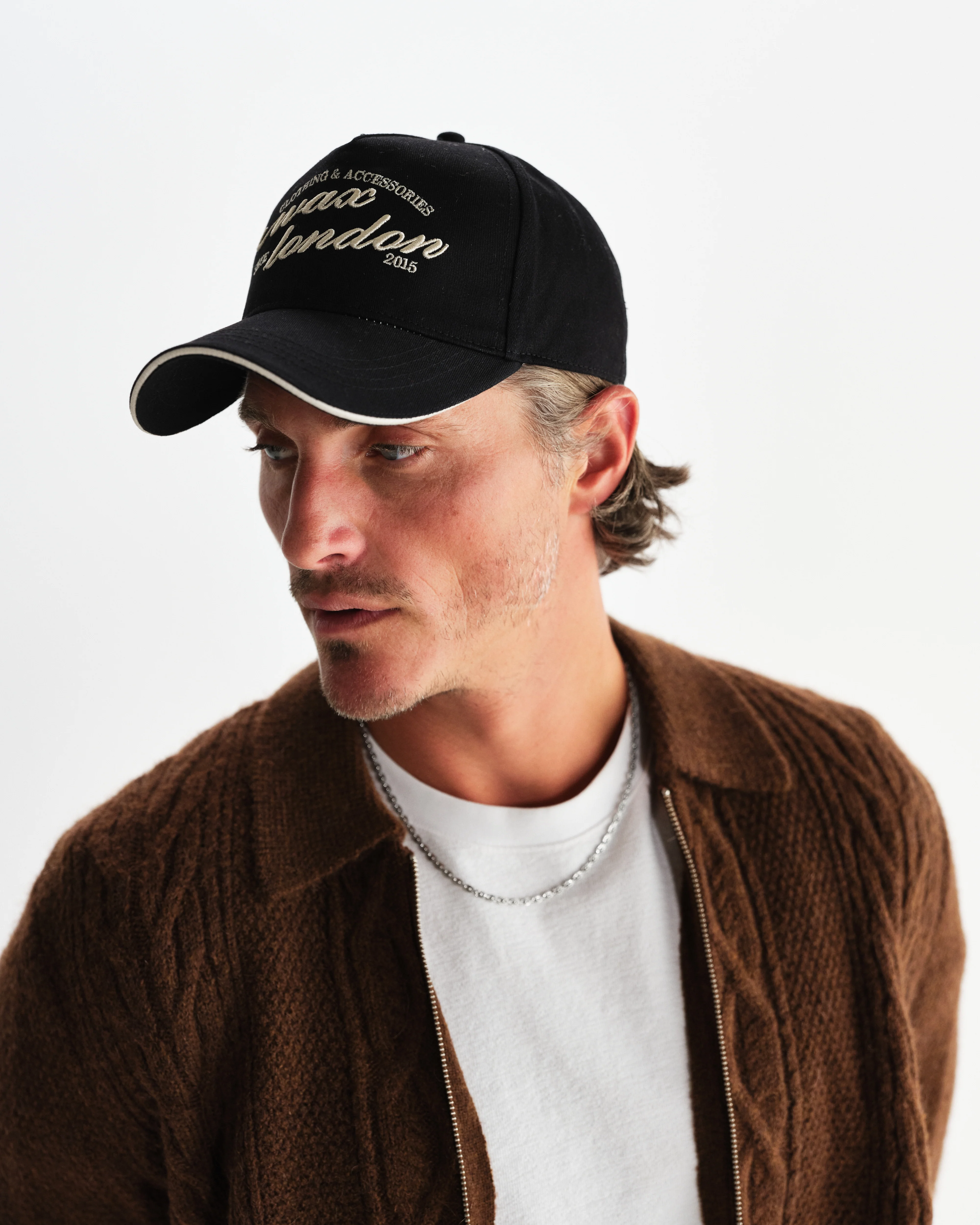 Dale - Black Script Trucker Cap - Image 3