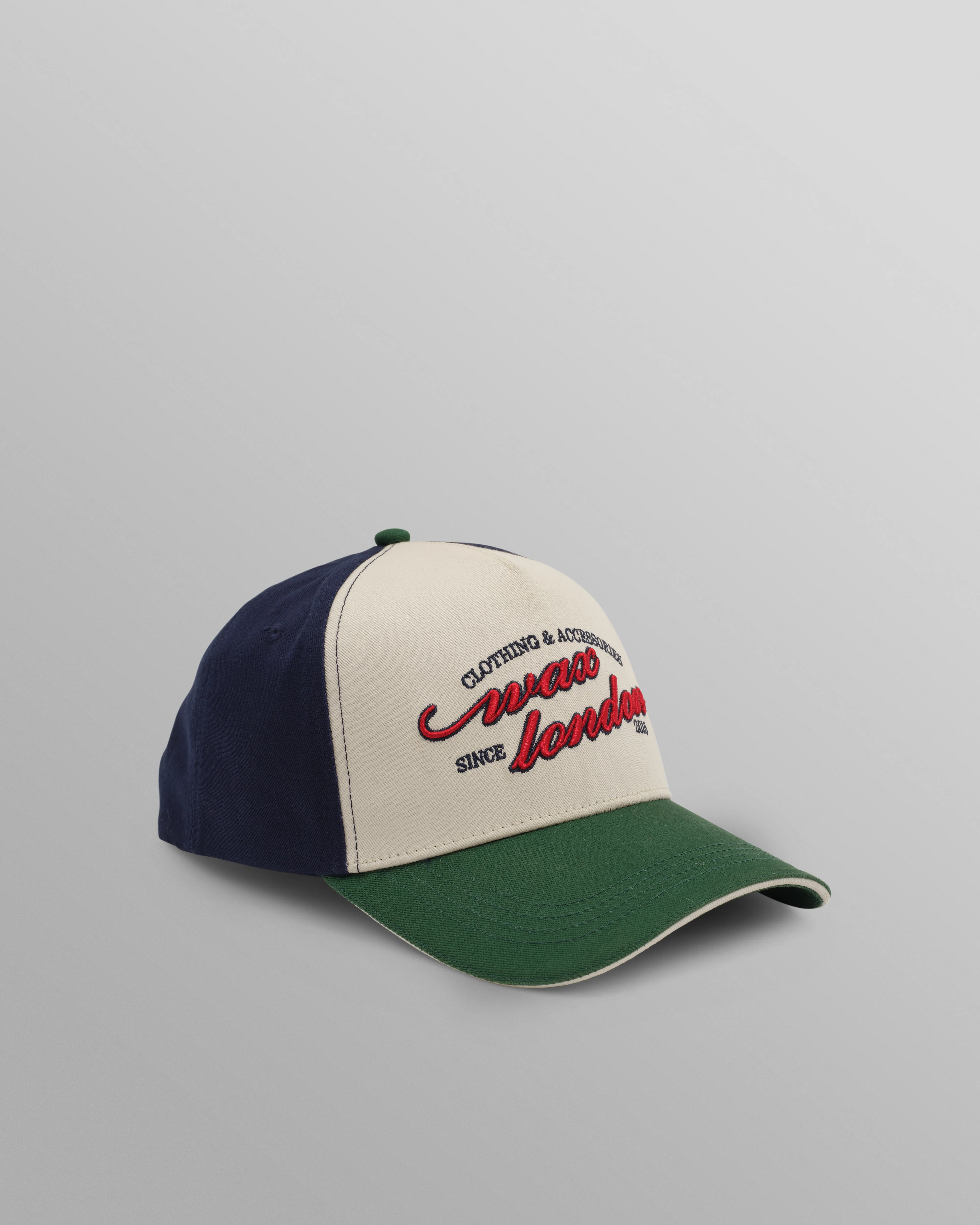 Dale - Ecru And Multicolour Script Trucker Cap - Image 3