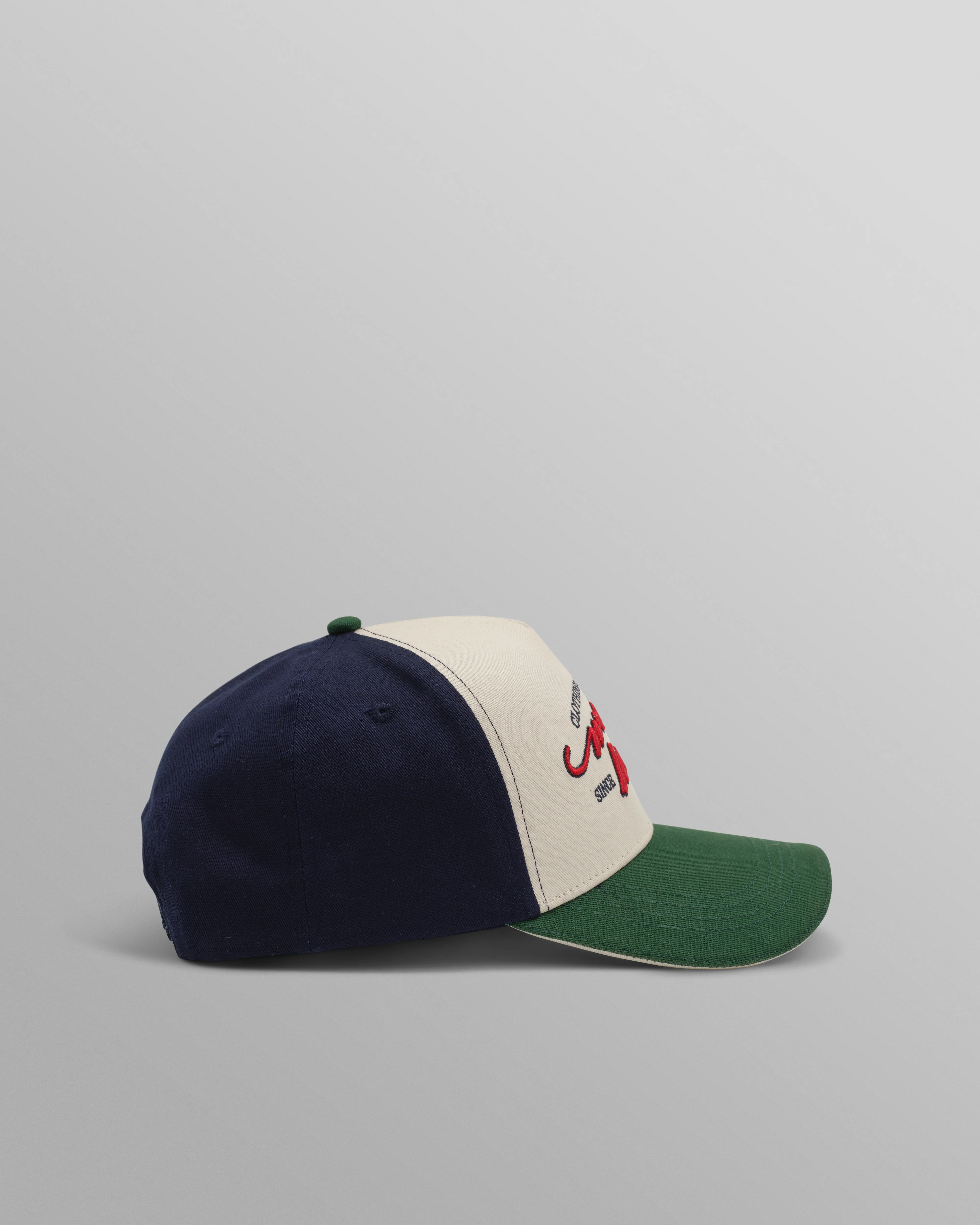 Dale - Ecru And Multicolour Script Trucker Cap - Image 4