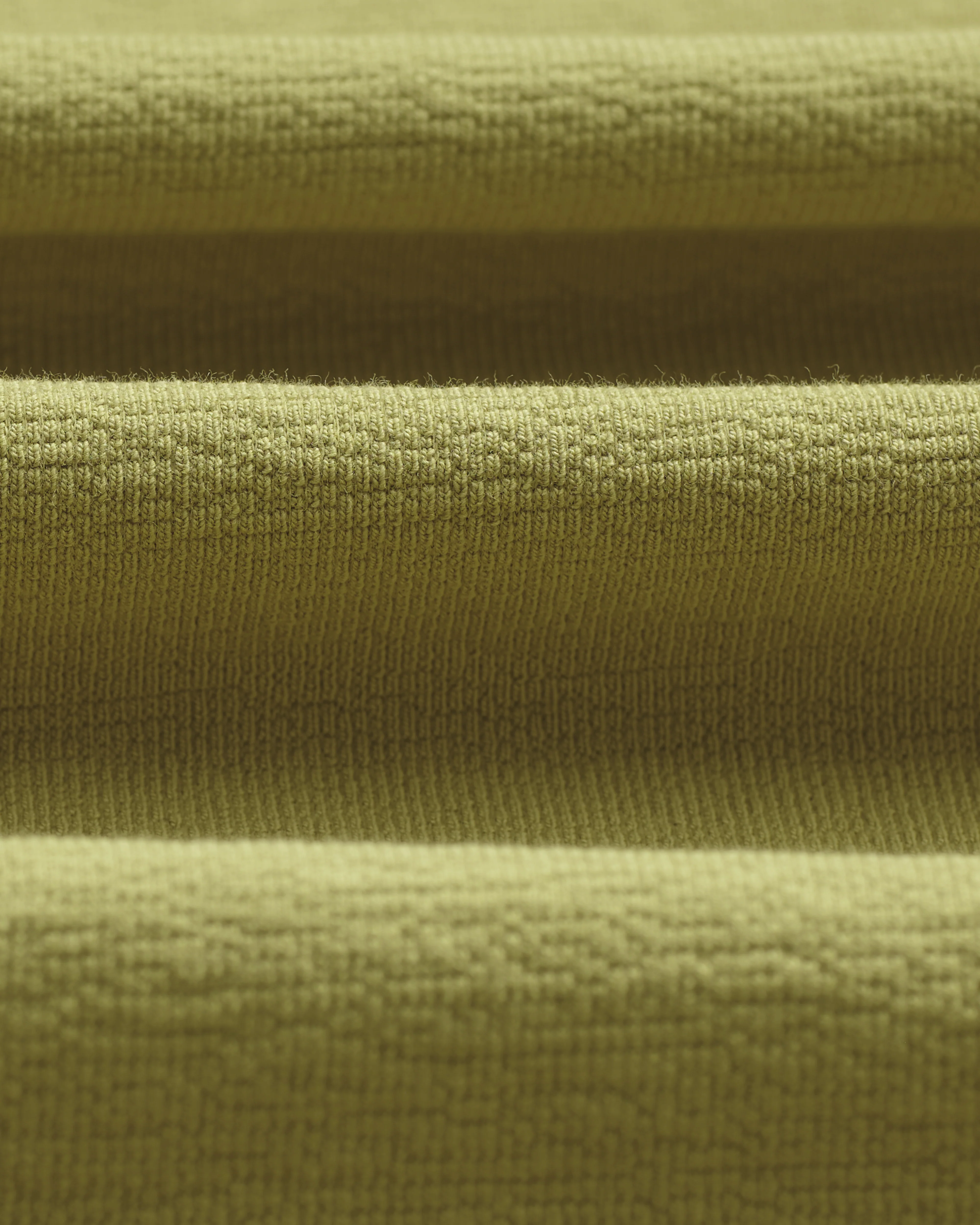 Dean - Lime Khaki Textured Organic Cotton T-Shirt - Image 9