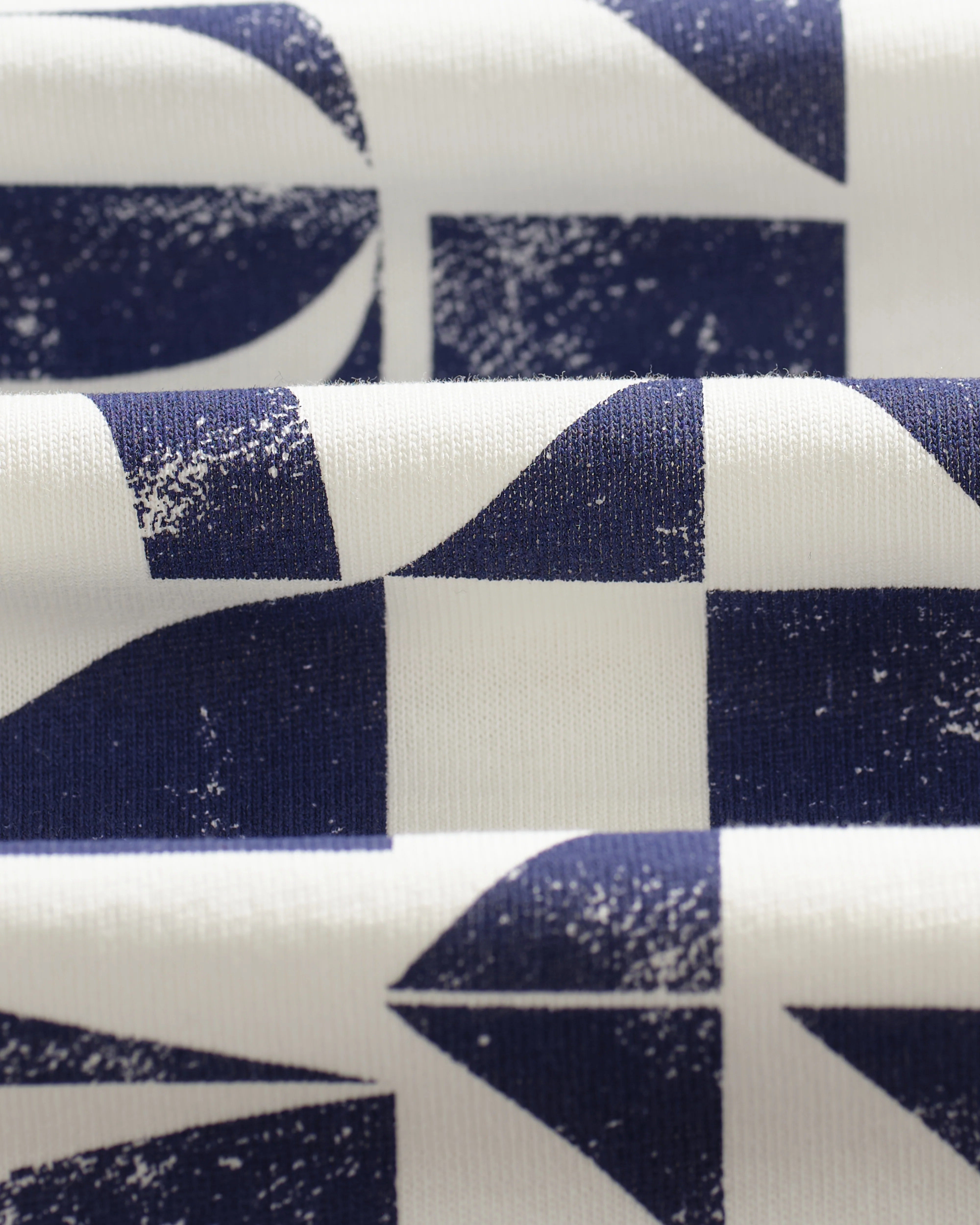 Dean - Off White Geometric Repeat T-Shirt - Image 9