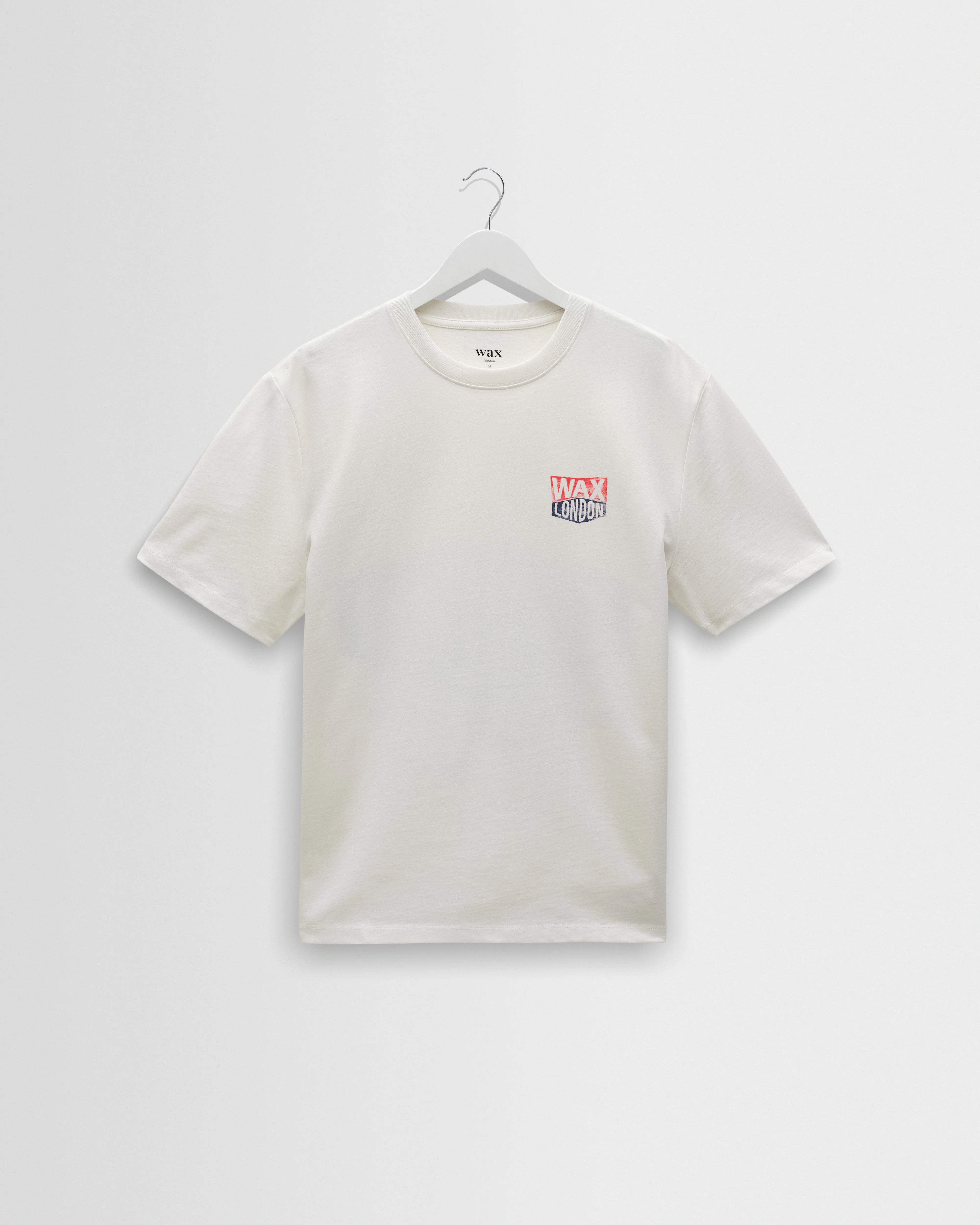 Dean - Off White Painted Badge T-Shirt - Image 8