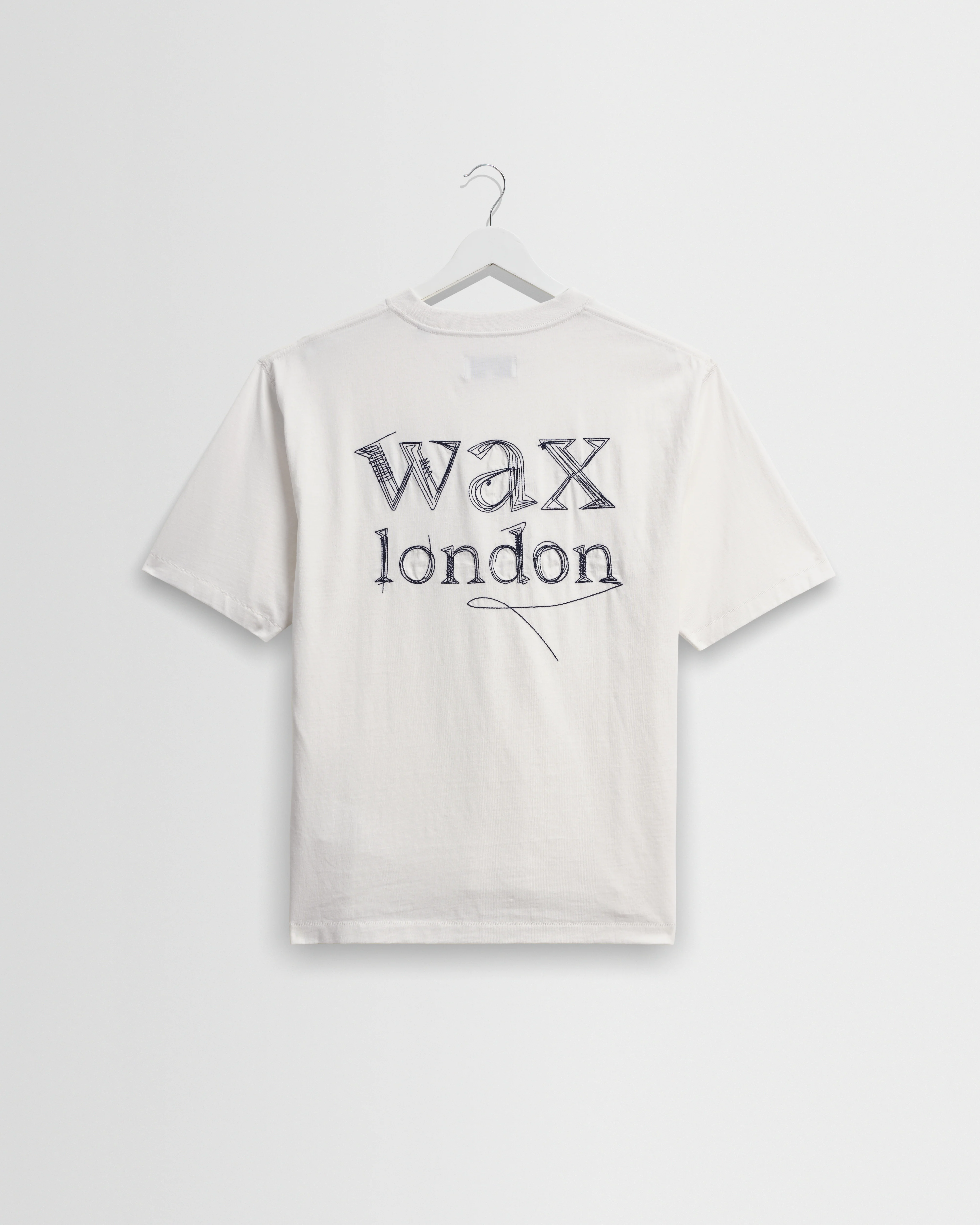 Dean - Off White Scribble Text T-Shirt