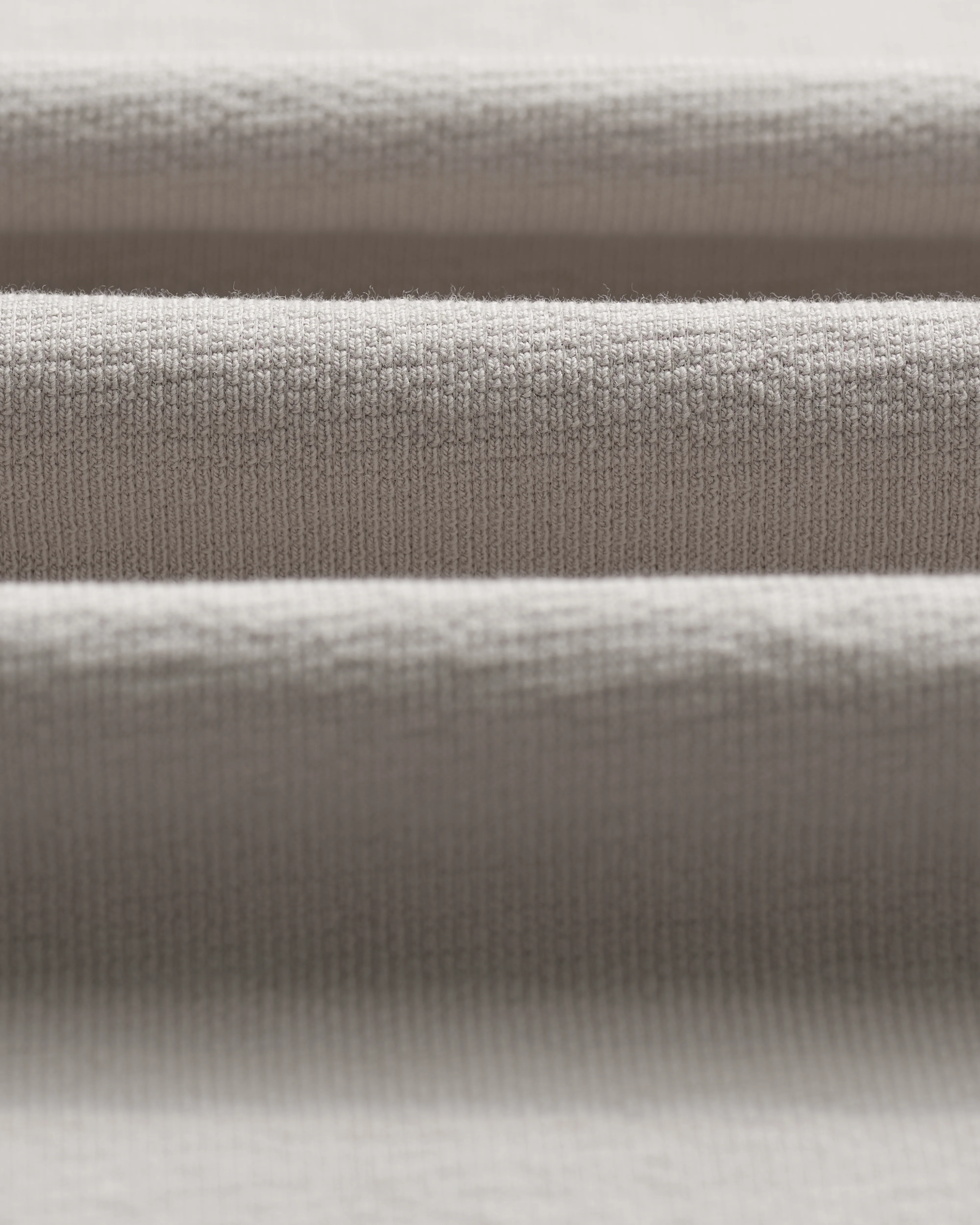 Dean - Taupe Grey Textured Organic Cotton T-Shirt - Image 10