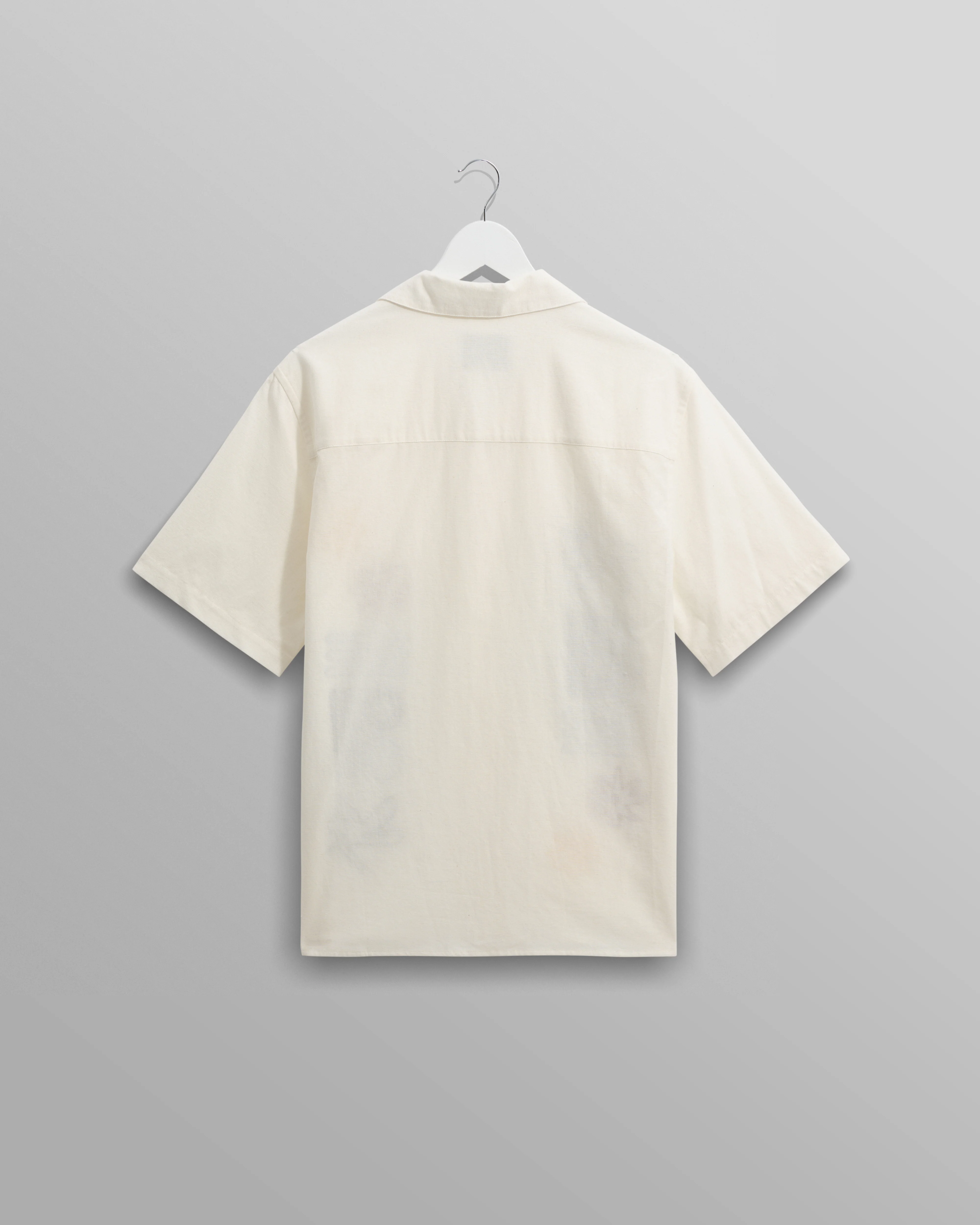 Didcot - Ecru And Multicolour Abstract Applique Short-Sleeve Shirt - Image 9