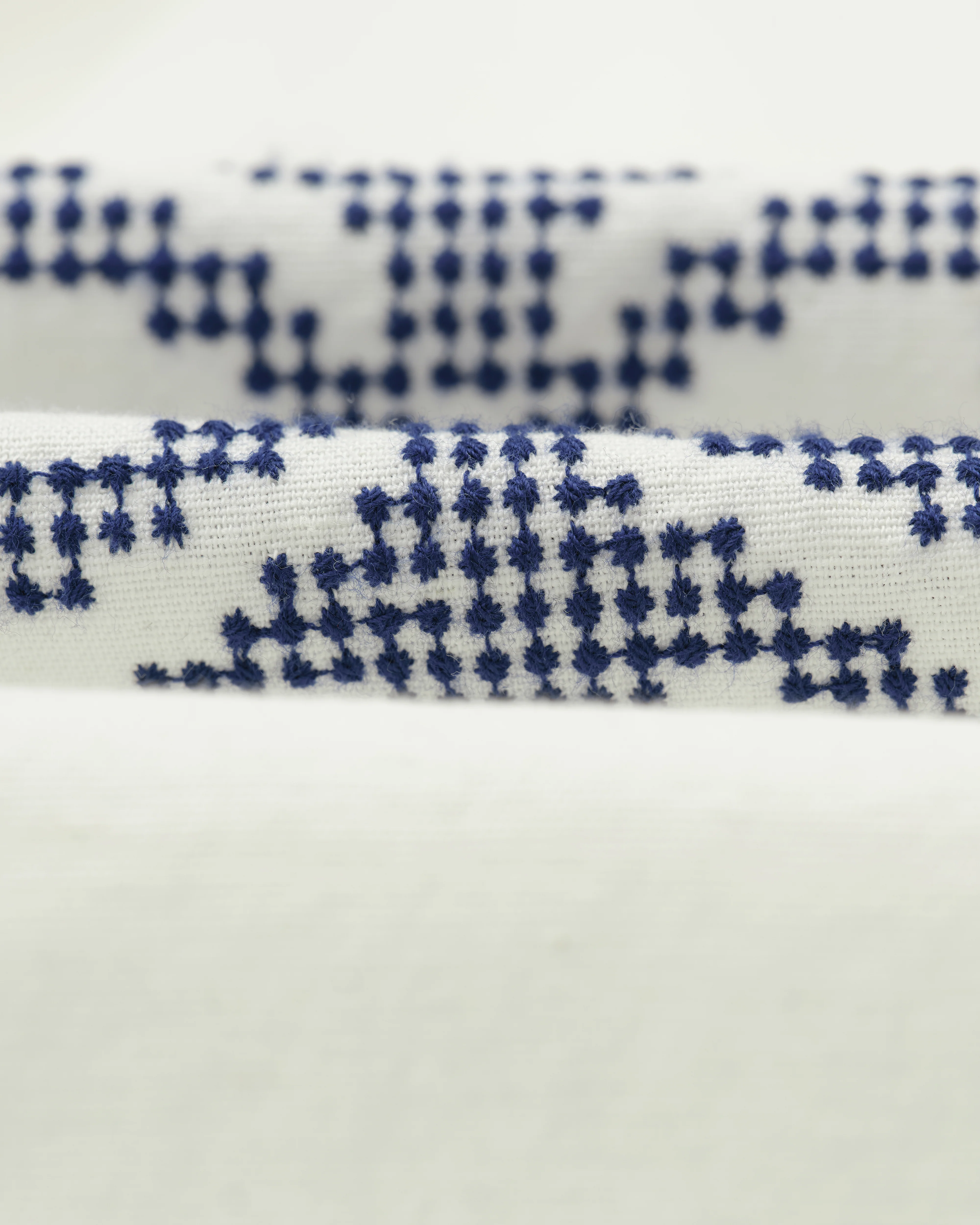 Didcot - Ecru Motif Embroidered Short-Sleeve Shirt - Image 11