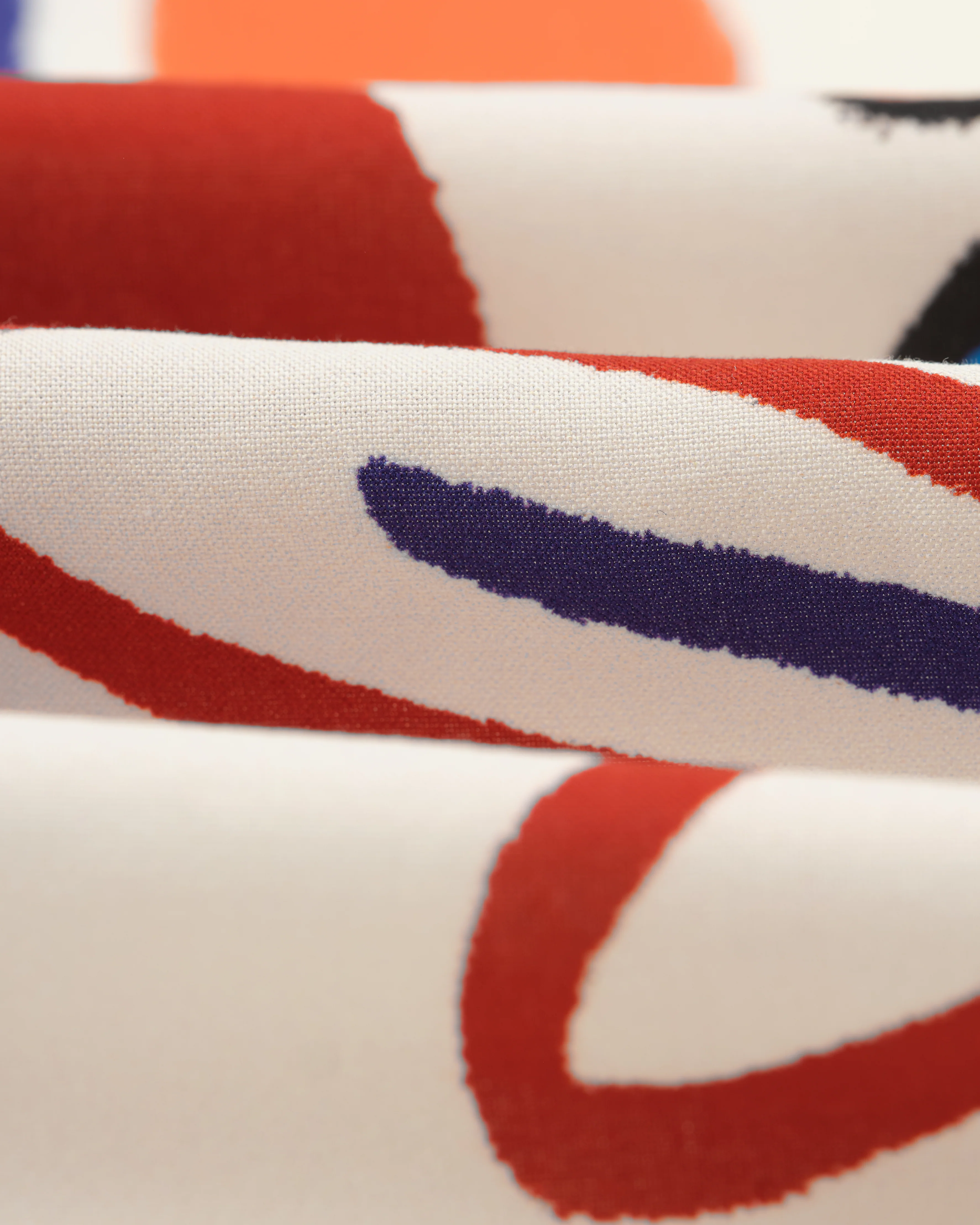Didcot - Red And Blue Scribble Print Short-Sleeve Shirt - Image 10