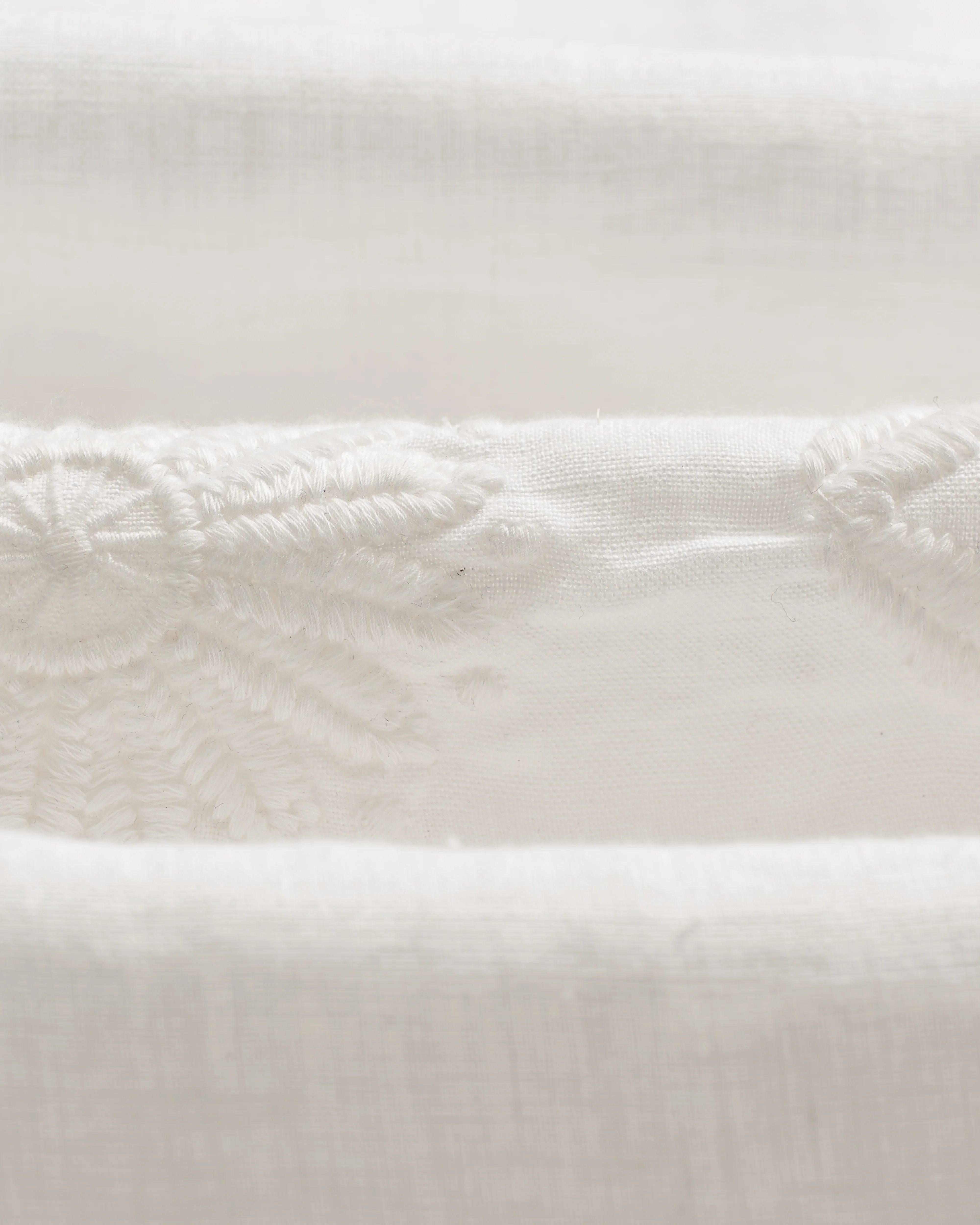 Didcot - White Flower Embroidered Short-Sleeve Shirt - Image 6