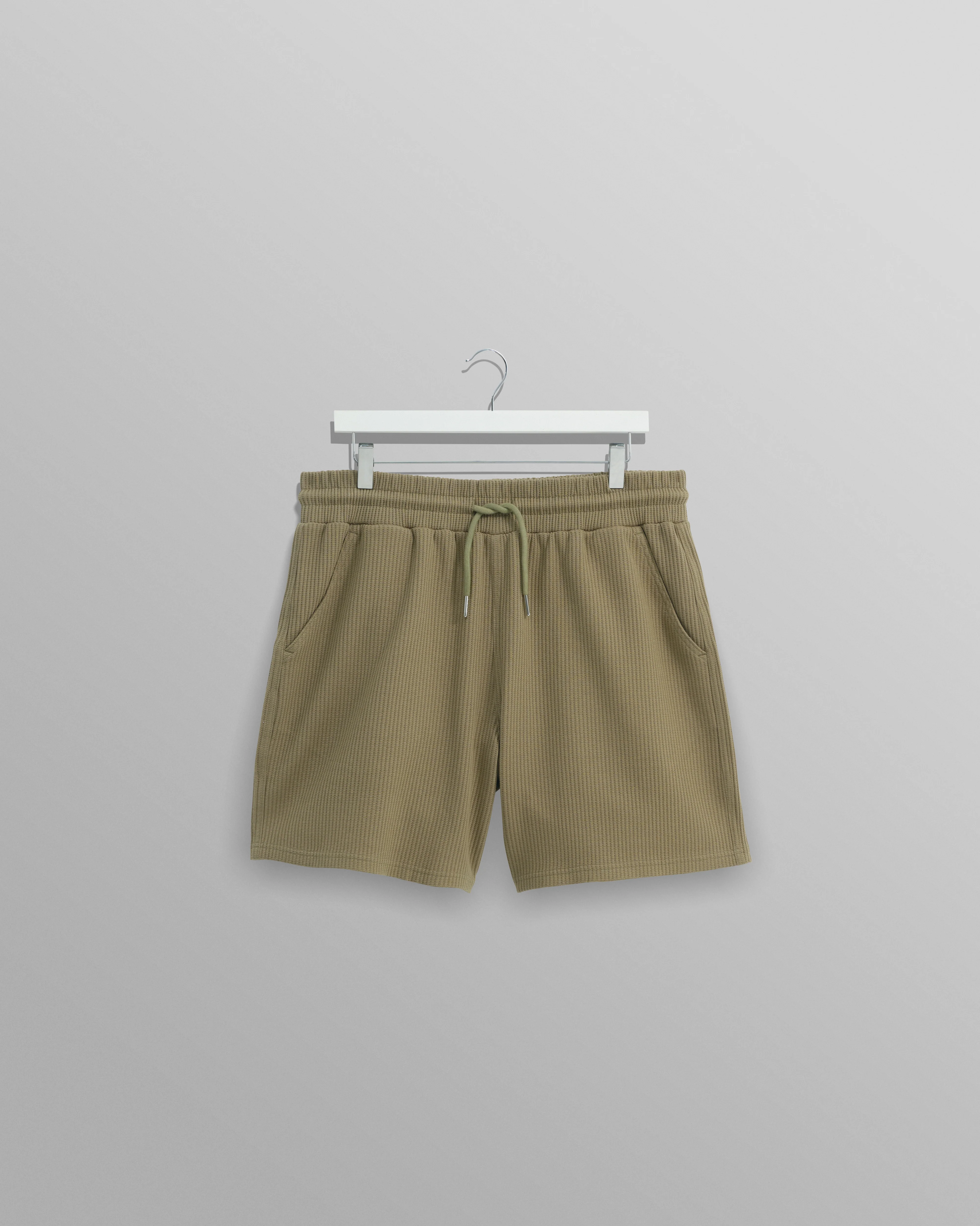 Dudley - Khaki Textured Waffle Shorts