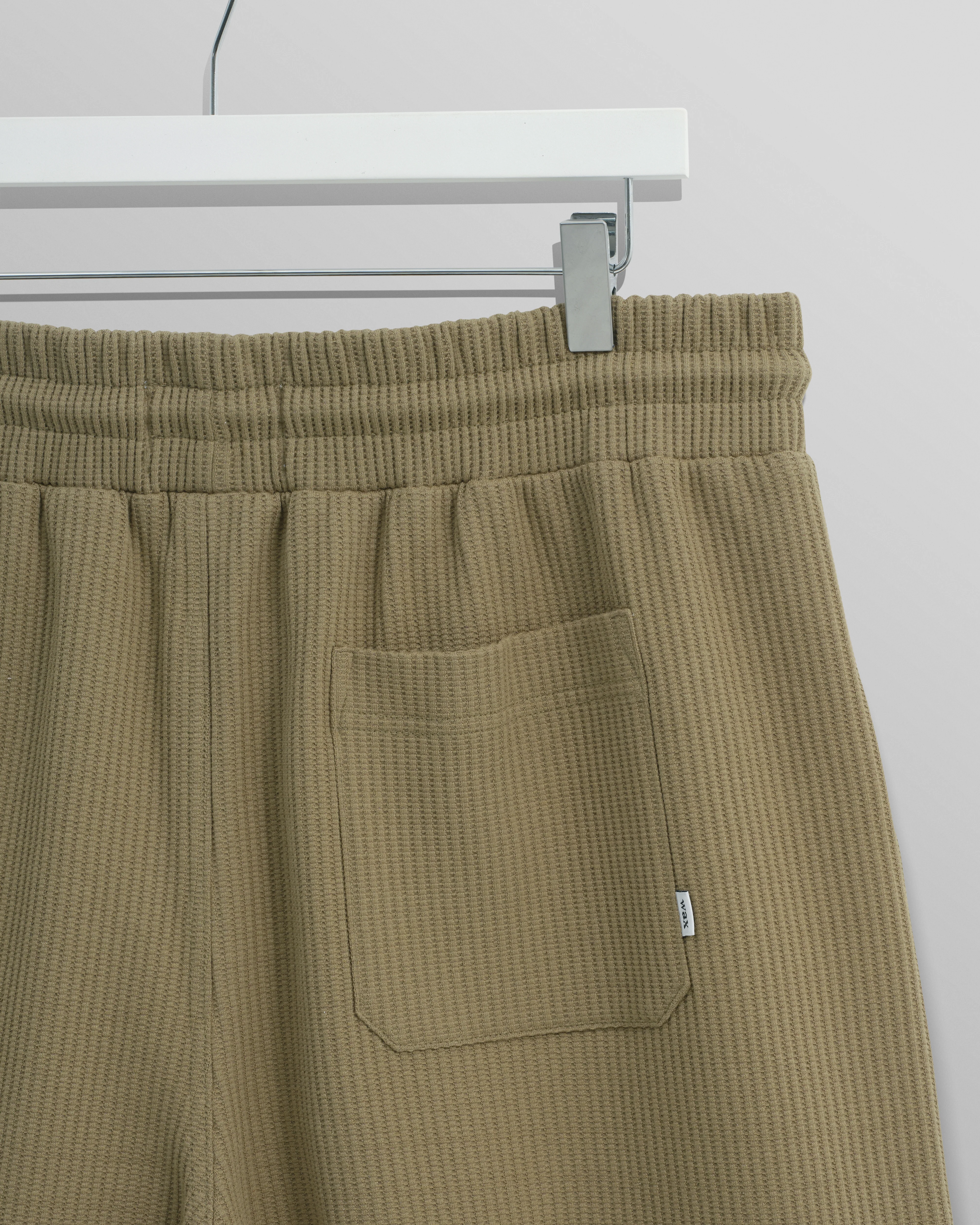 Dudley - Khaki Textured Waffle Shorts - Image 10
