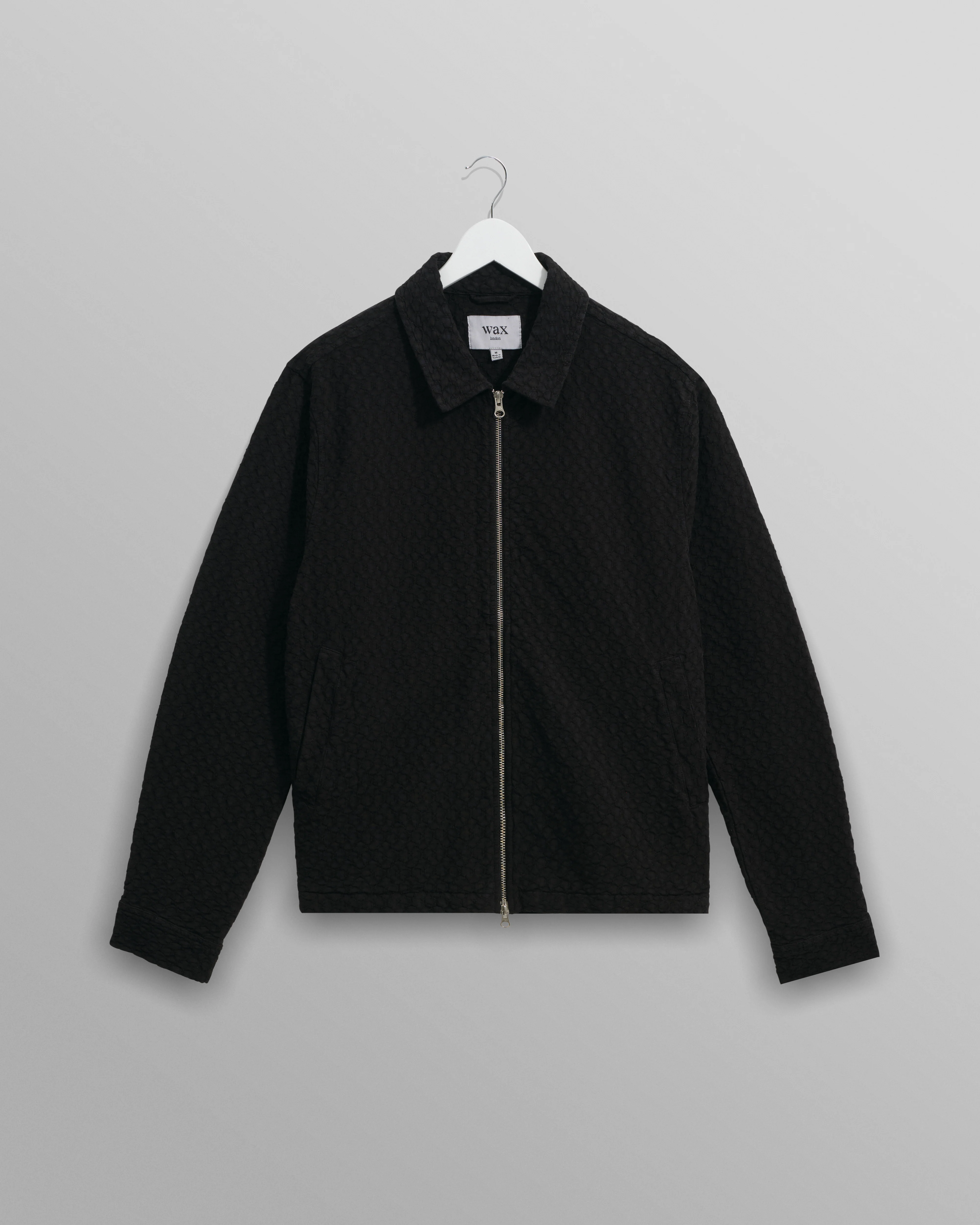 Eldon - Black Floral Diamond Cotton Jacket
