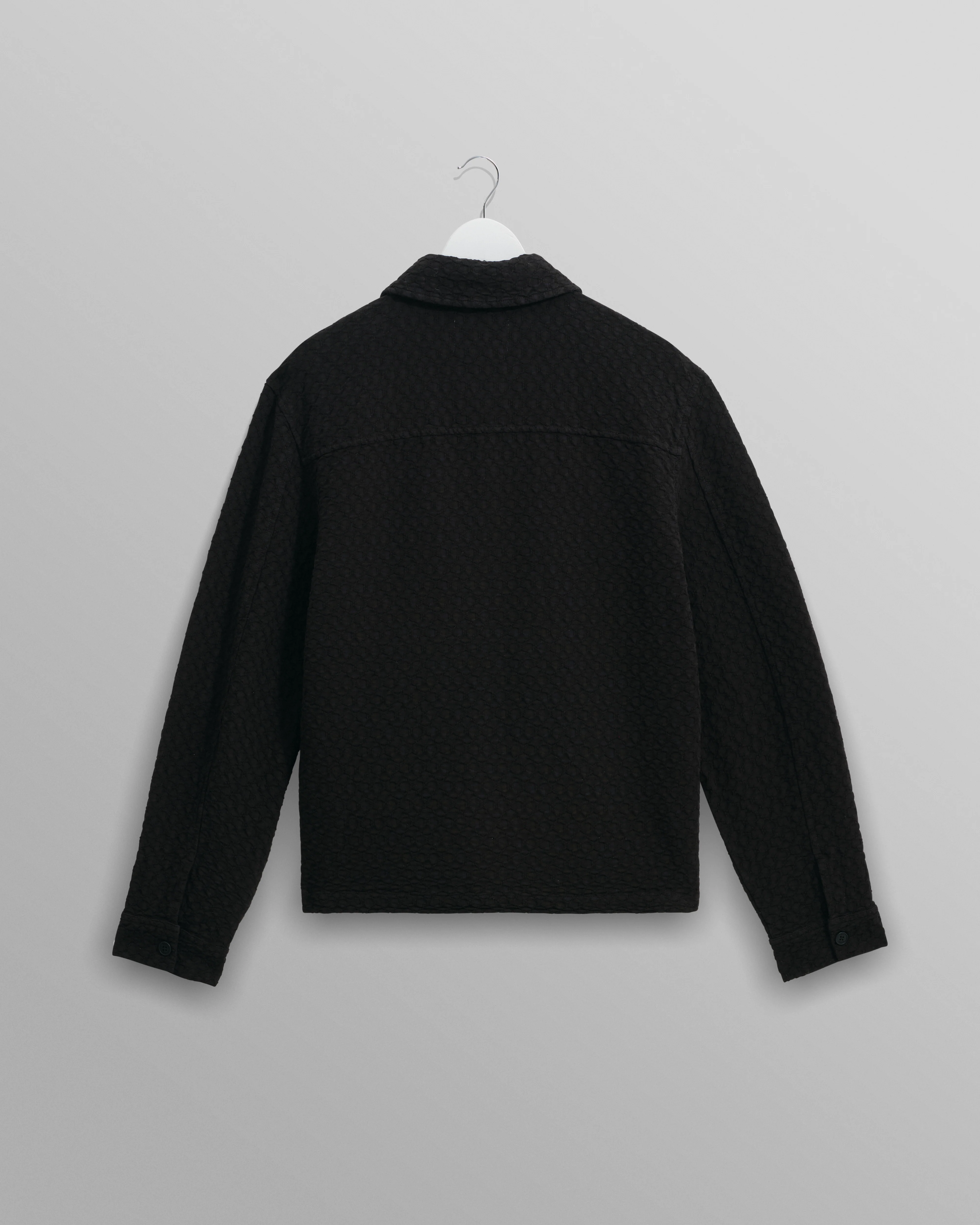 Eldon - Black Floral Diamond Cotton Jacket - Image 11
