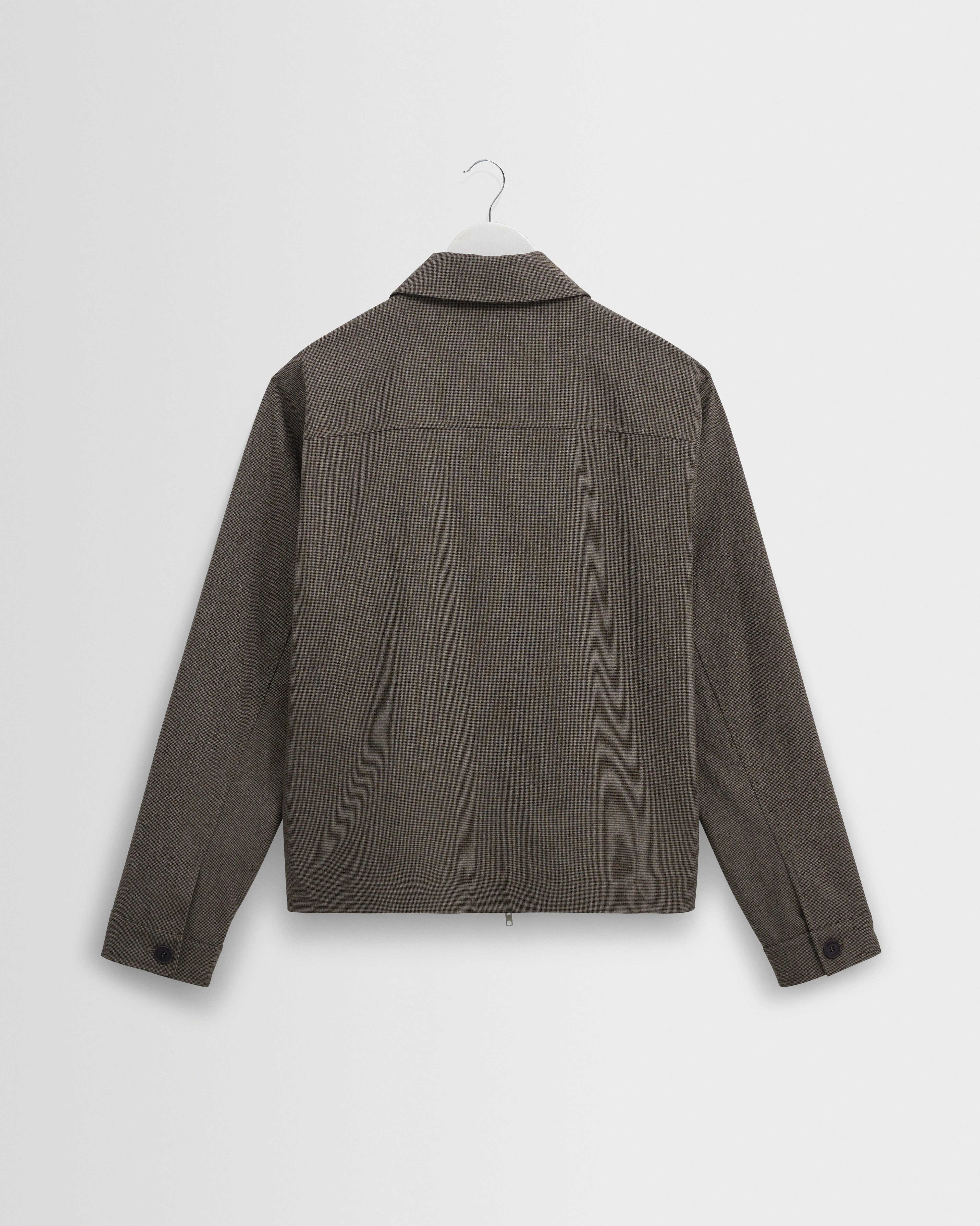 Eldon - Brown Micro Puppytooth Jacket - Image 8