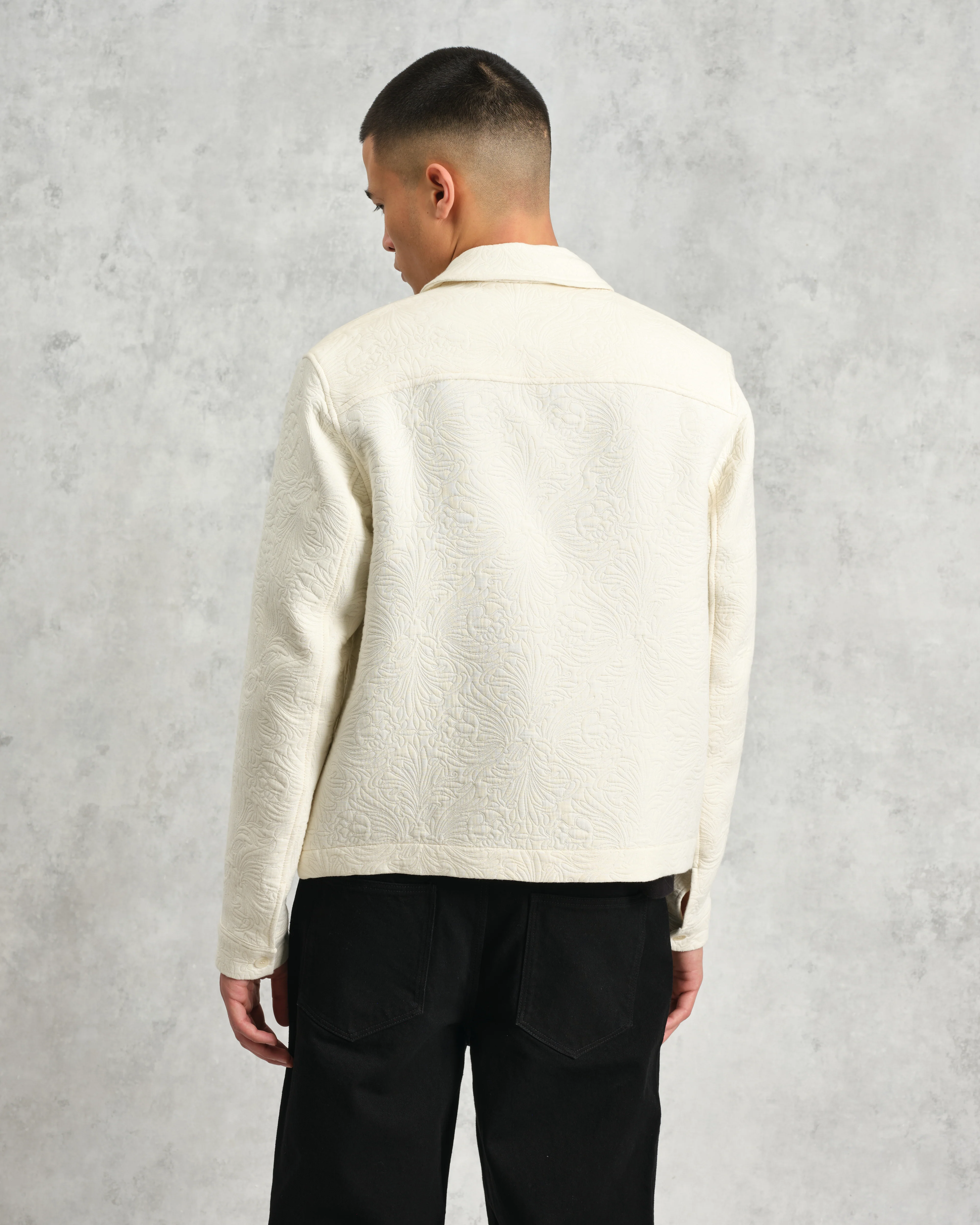 Eldon - Ecru Meadow Jacquard Jacket - Image 8