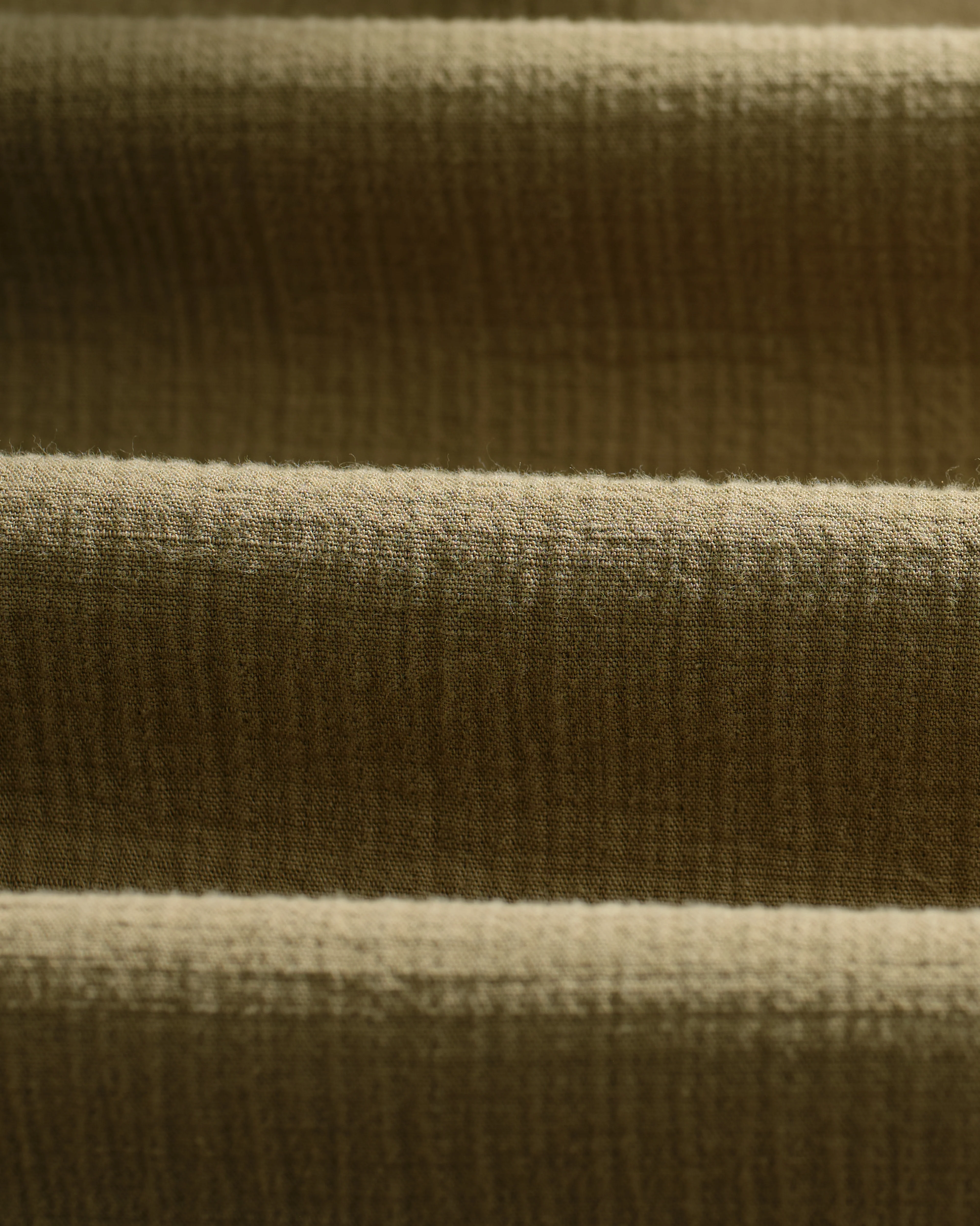 Eldon - Khaki Crinkle Cotton-Linen Jacket - Image 9