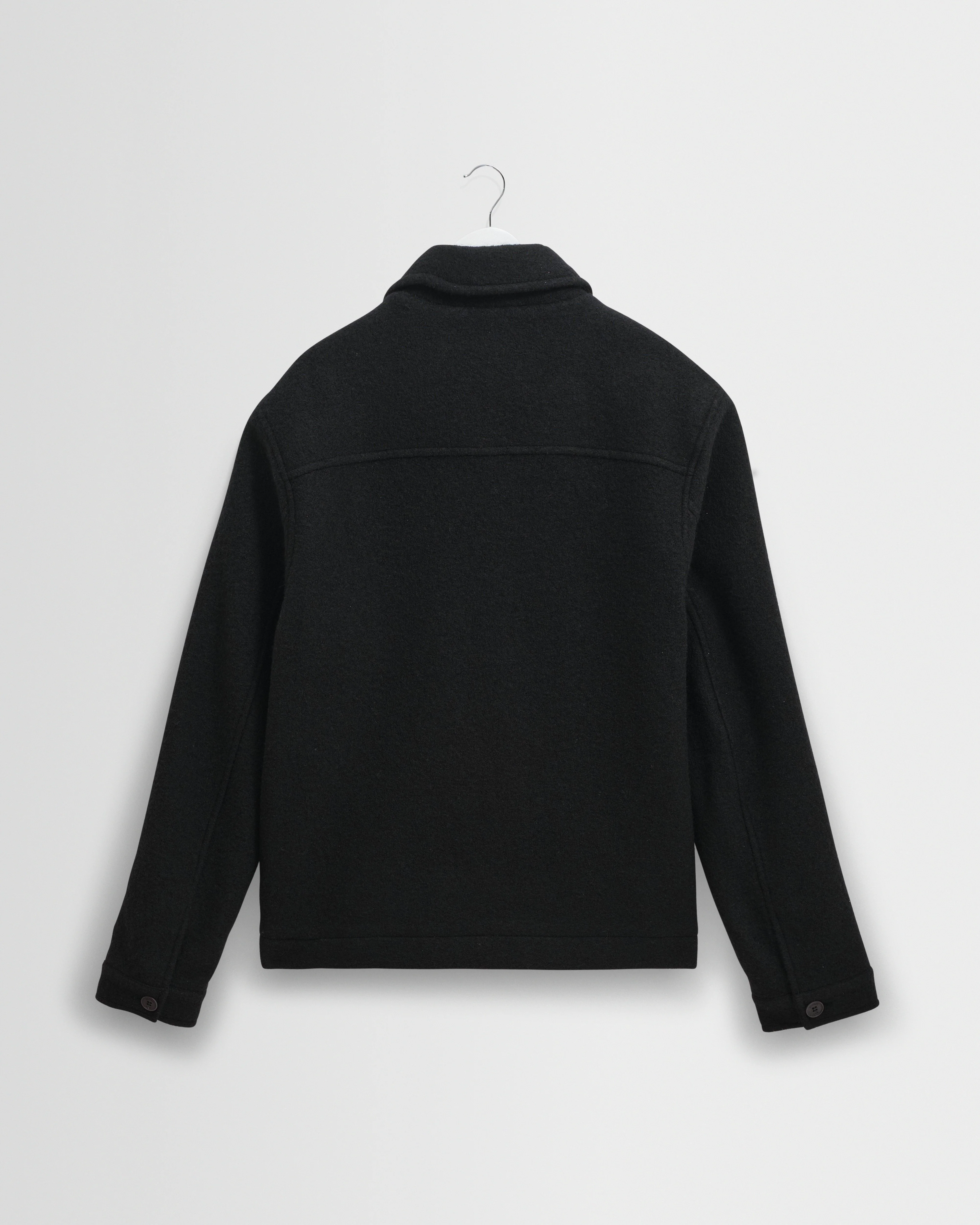 Eldon - Midnight Navy Boiled Wool Jacket - Image 8