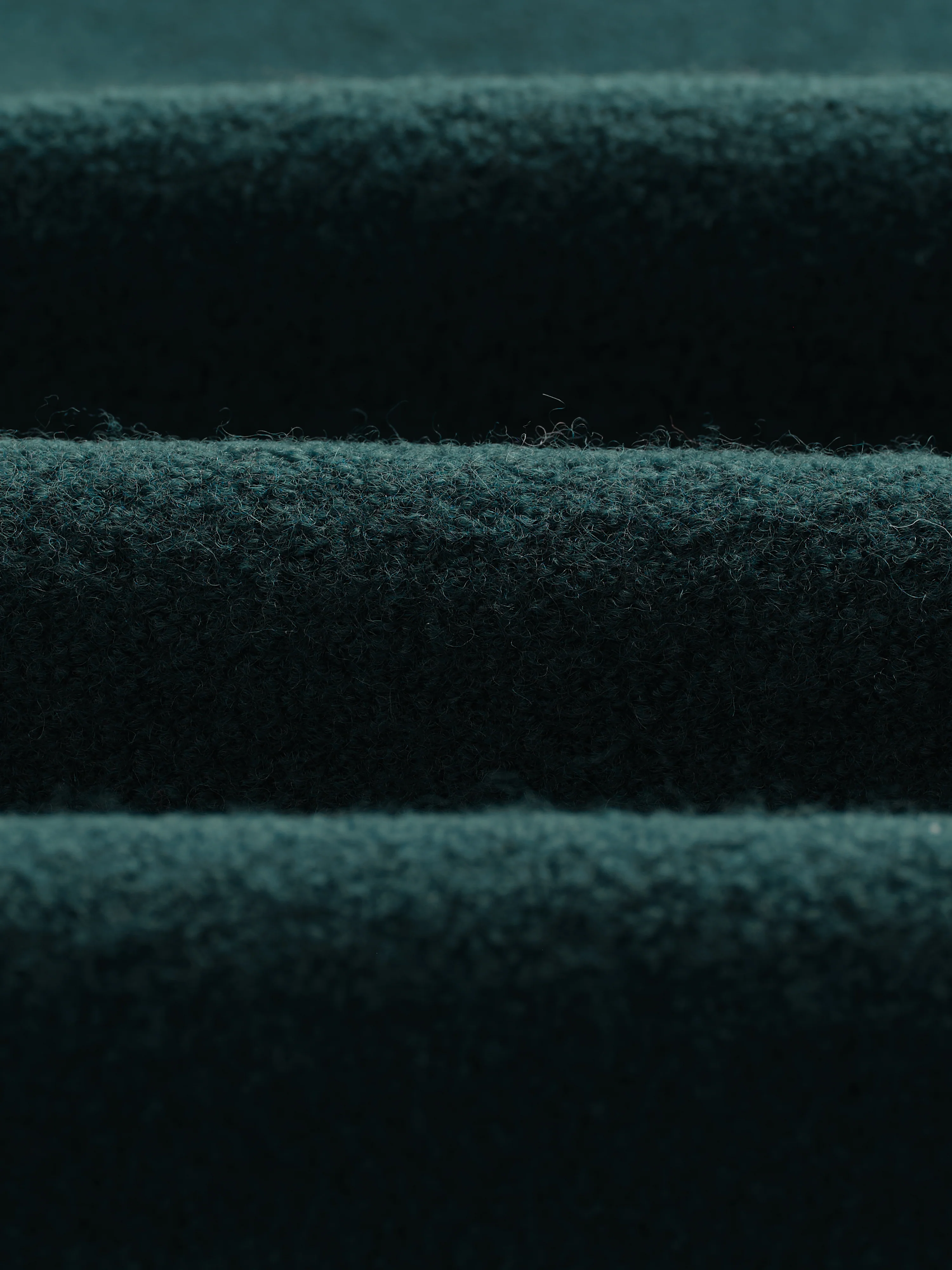 Eldon - Teal Boiled Wool Jacket - Image 9