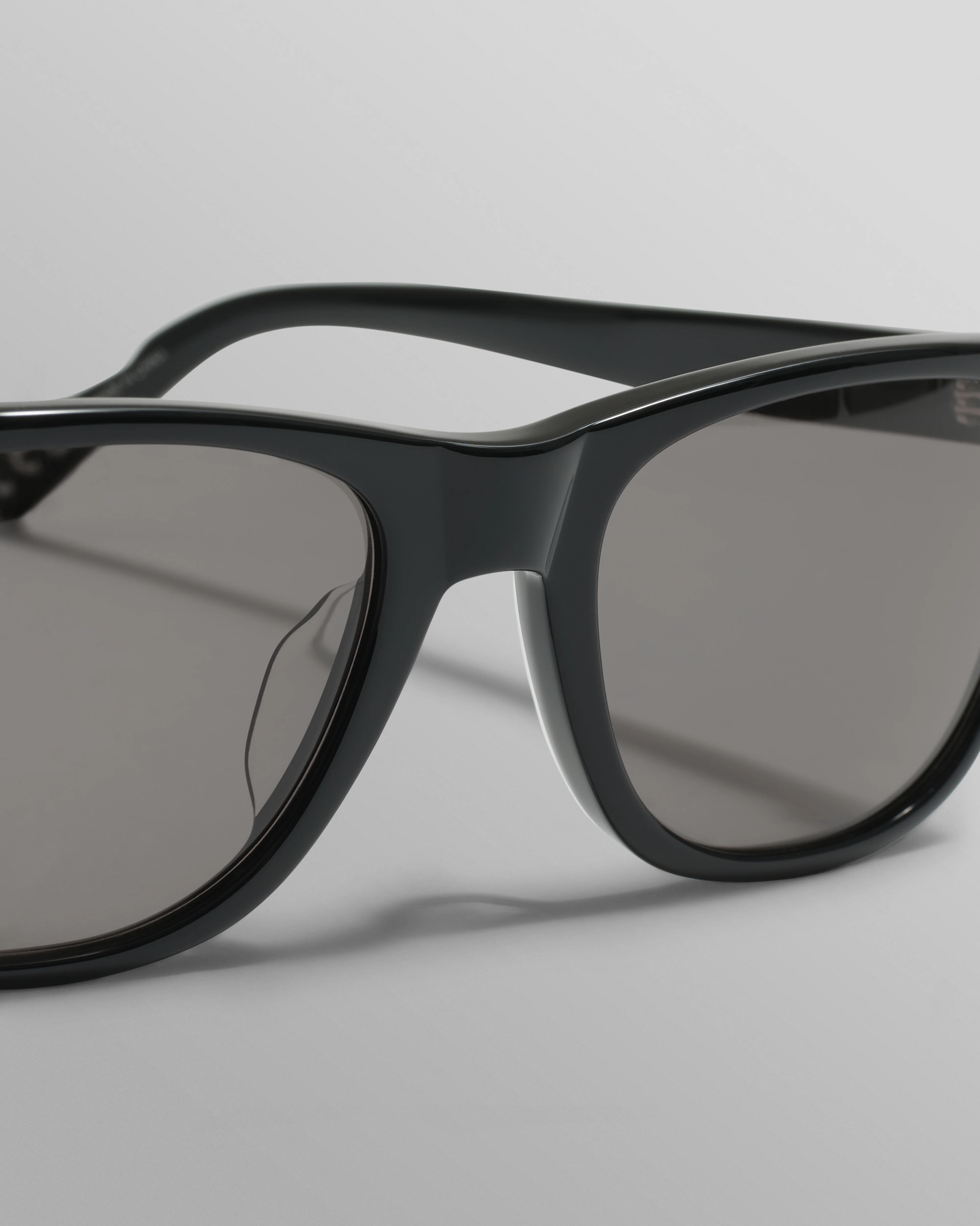Eltham - Black Acetate Square Sunglasses - Image 5