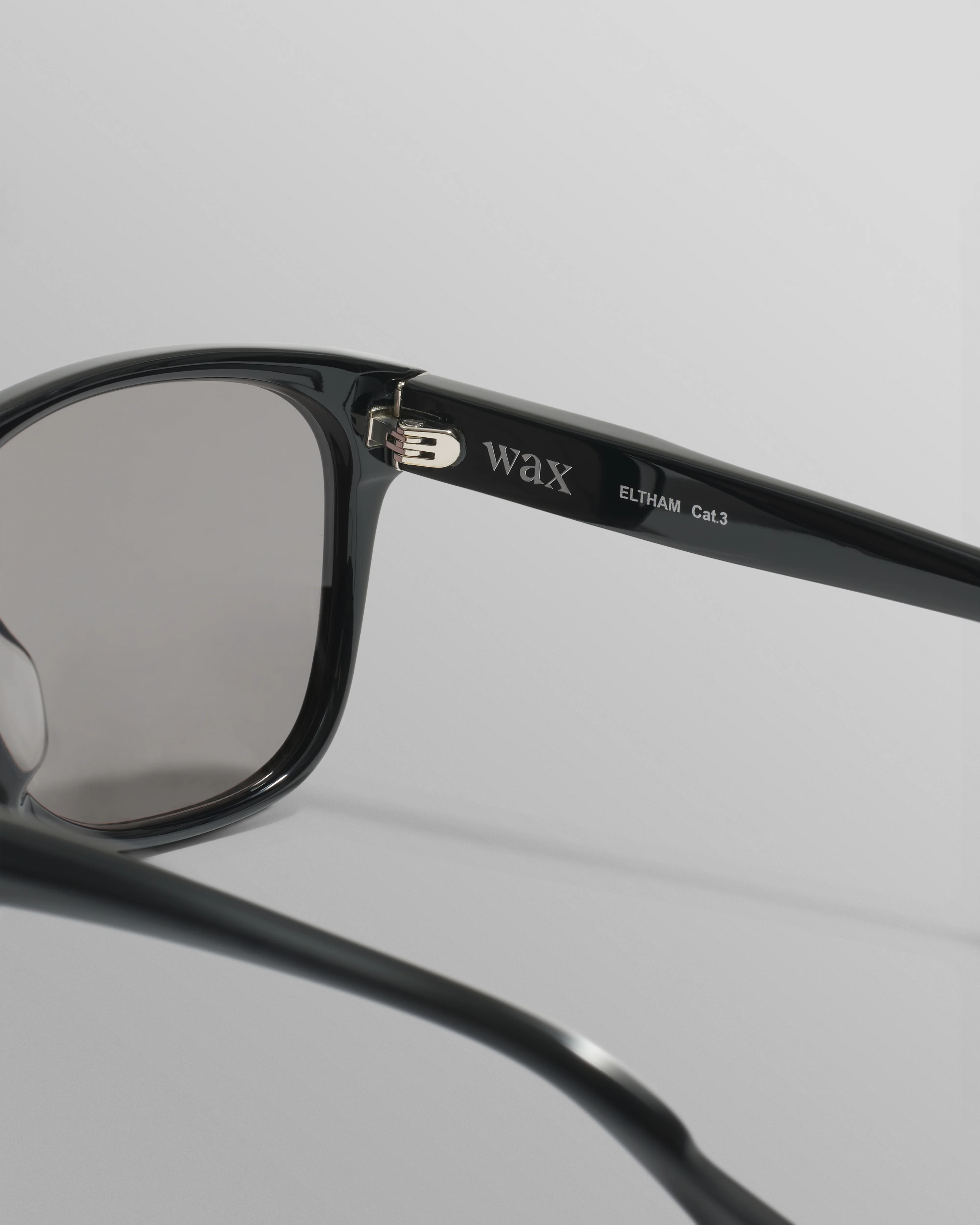 Eltham - Black Acetate Square Sunglasses - Image 6